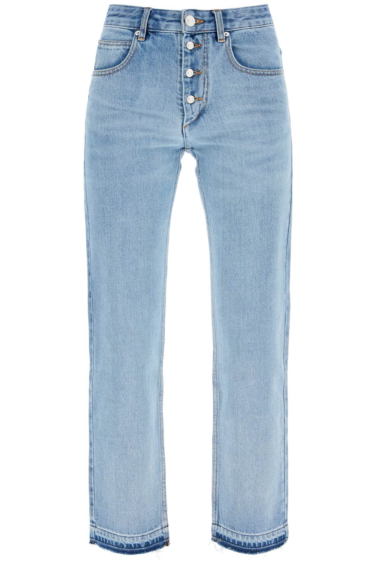 Shop Isabel Marant Cropped Jemina In Blue