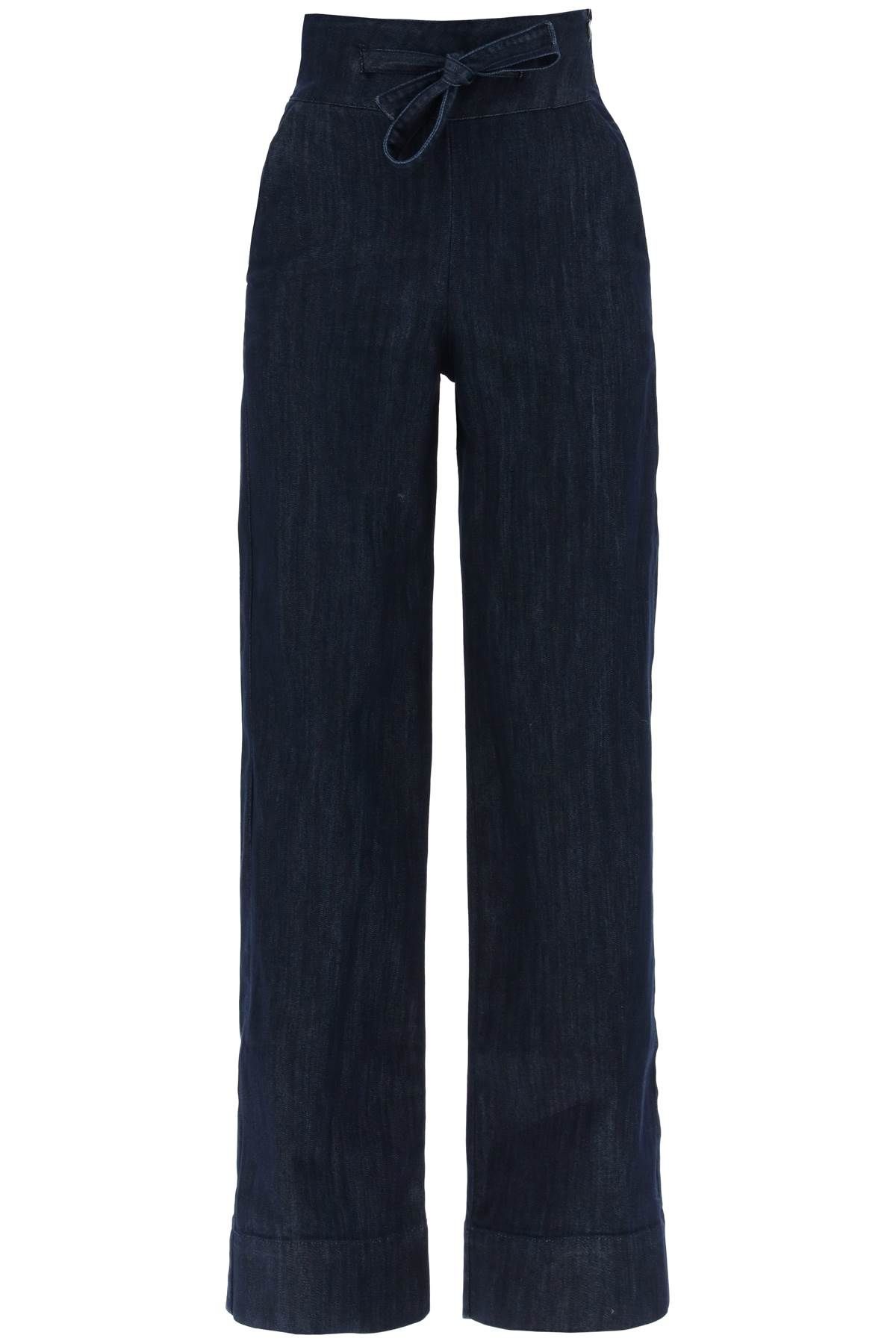 Shop Mvp Wardrobe Tolone Jeans In Blue