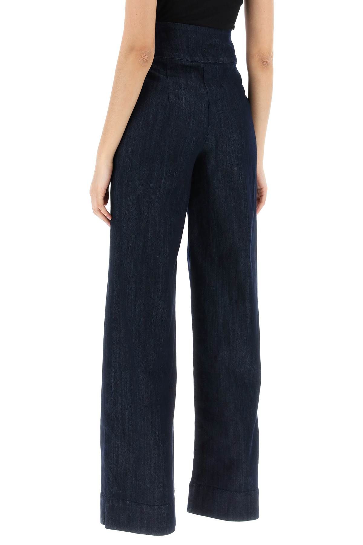 Shop Mvp Wardrobe Tolone Jeans In Blue