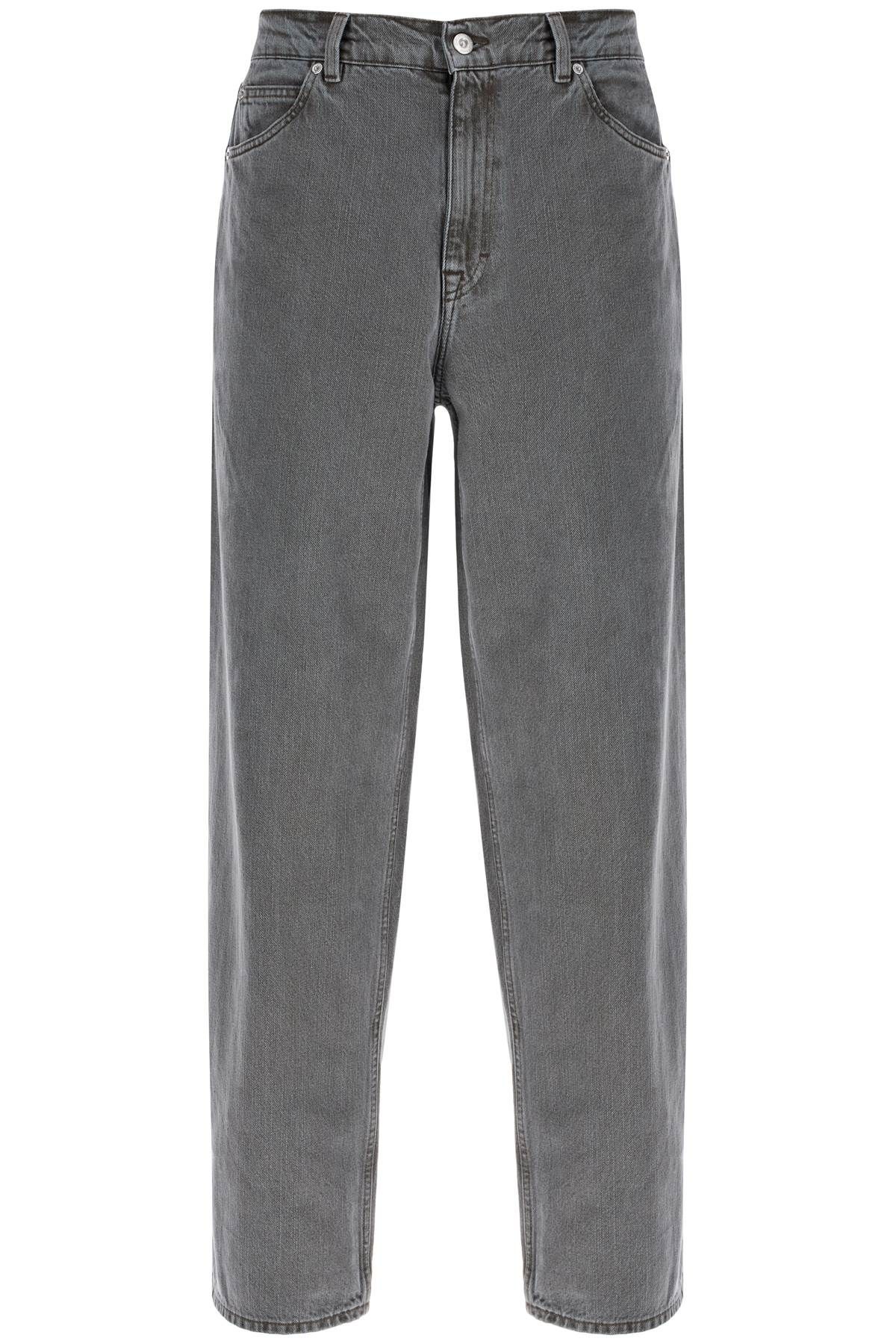 Shop Our Legacy Wide Leg Denim Jeans In Grey