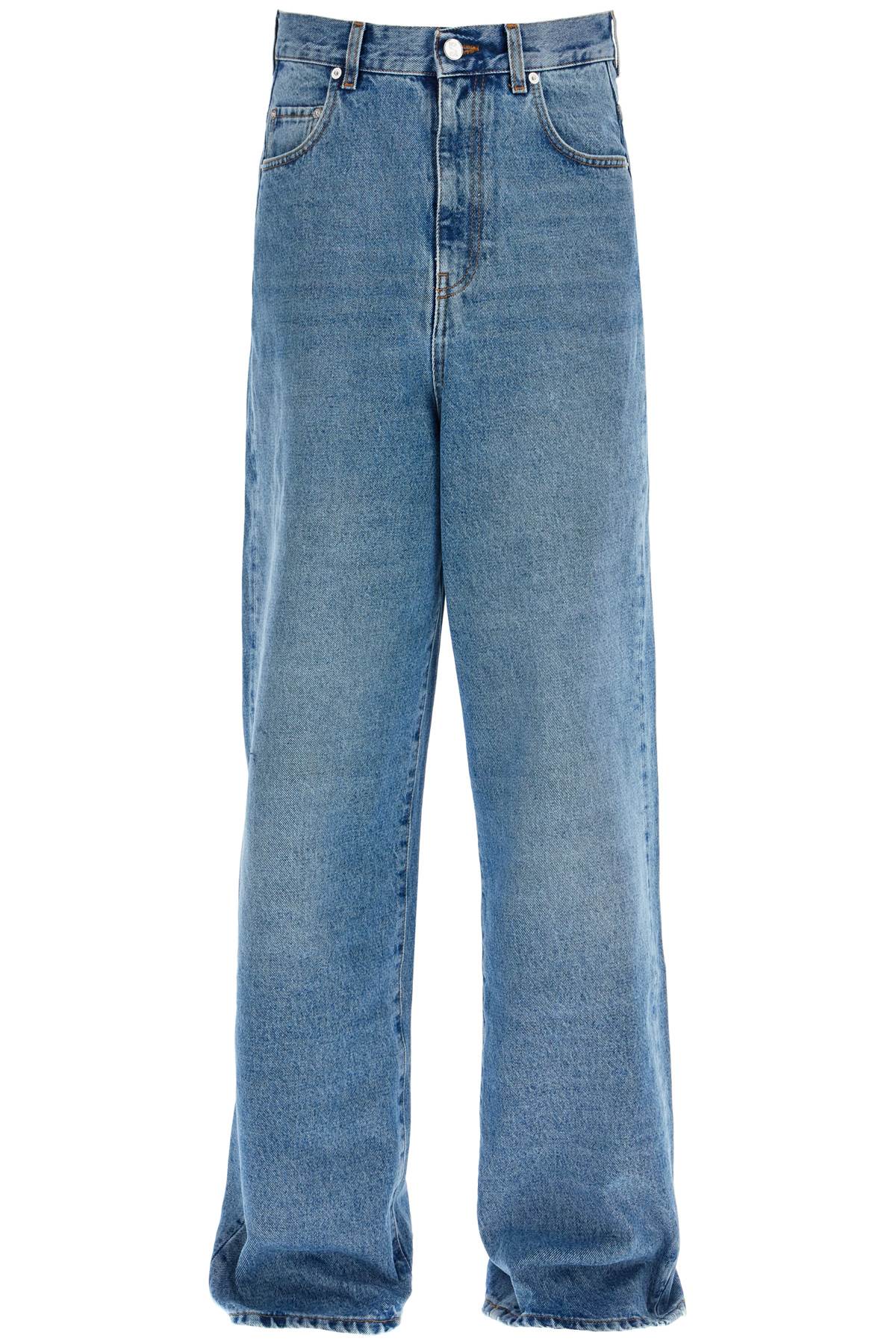 Shop Séfr Disco Cut Jeans With In Blue