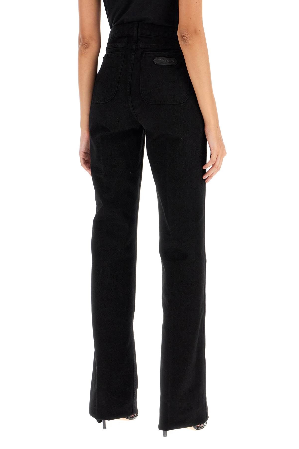 Shop Tom Ford Bootcut Jeans In Black