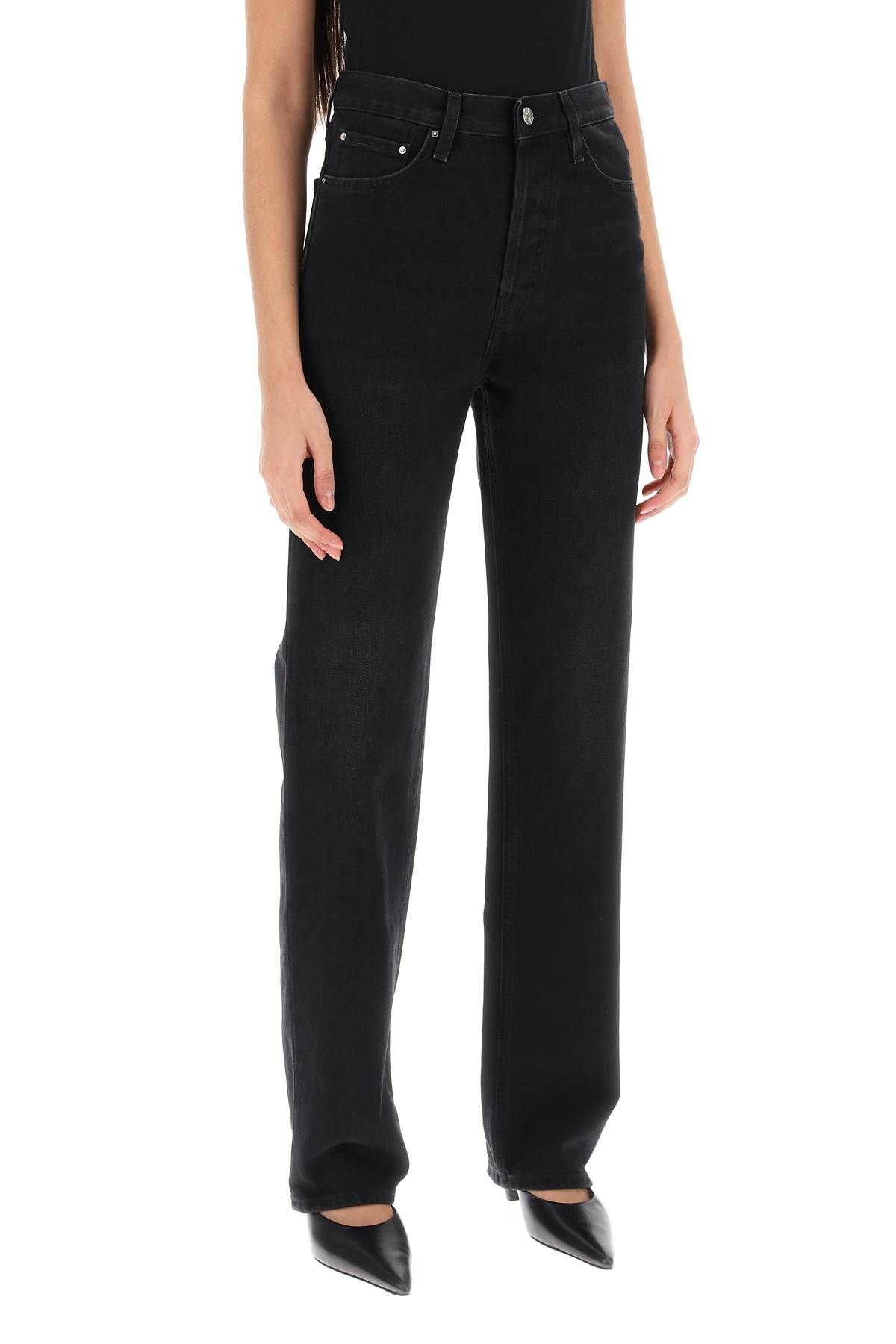 TOTÊME ORGANIC DENIM CLASSIC CUT JEANS 