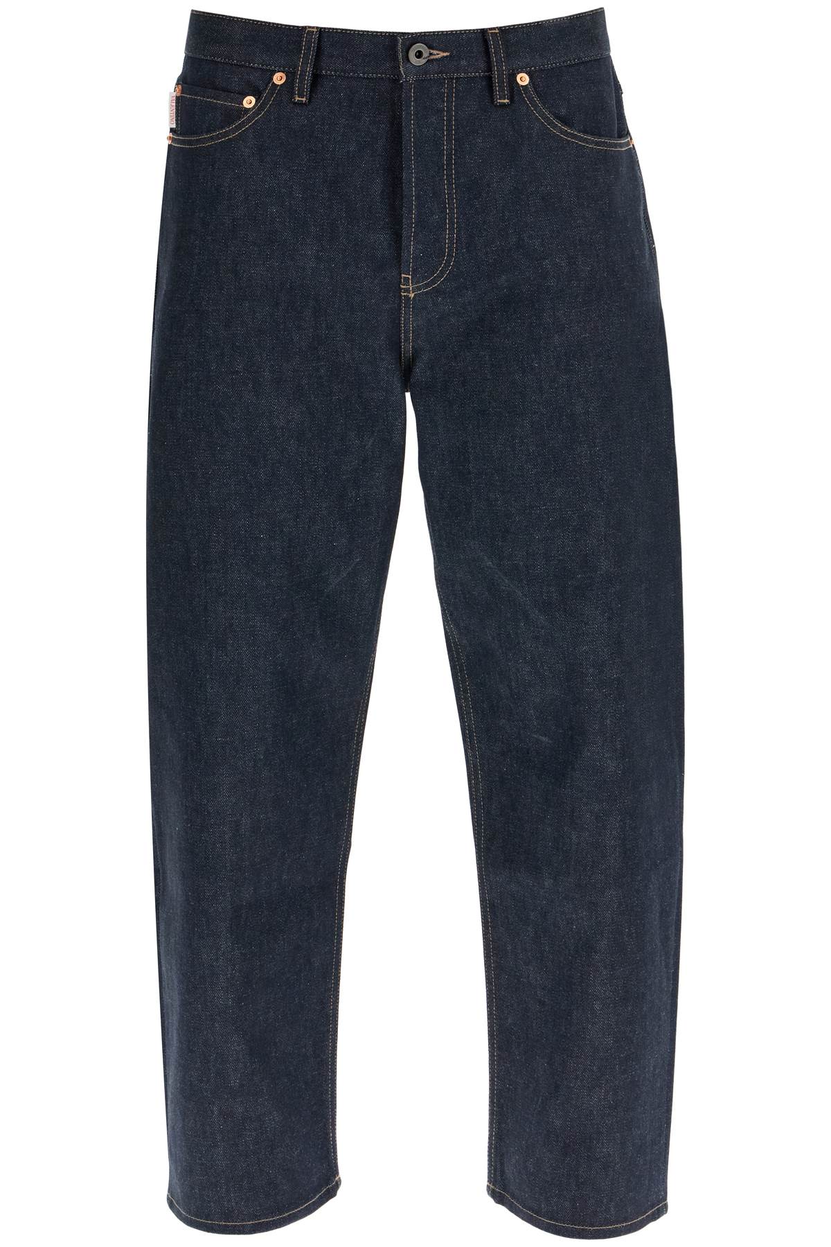 Shop Valentino Chino Fit Jeans For In Blue