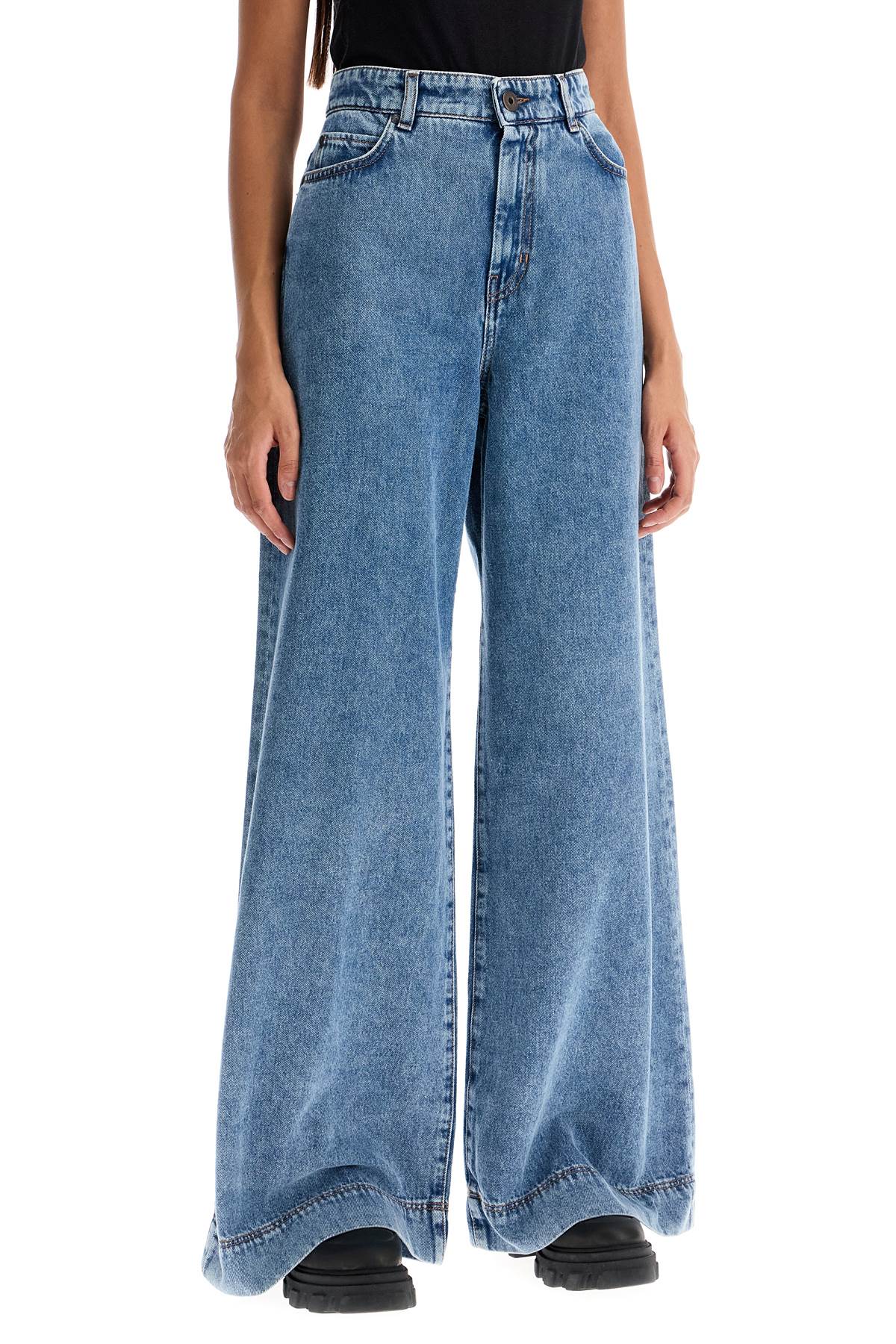 Shop Weekend Max Mara Flared Jeans In Blue