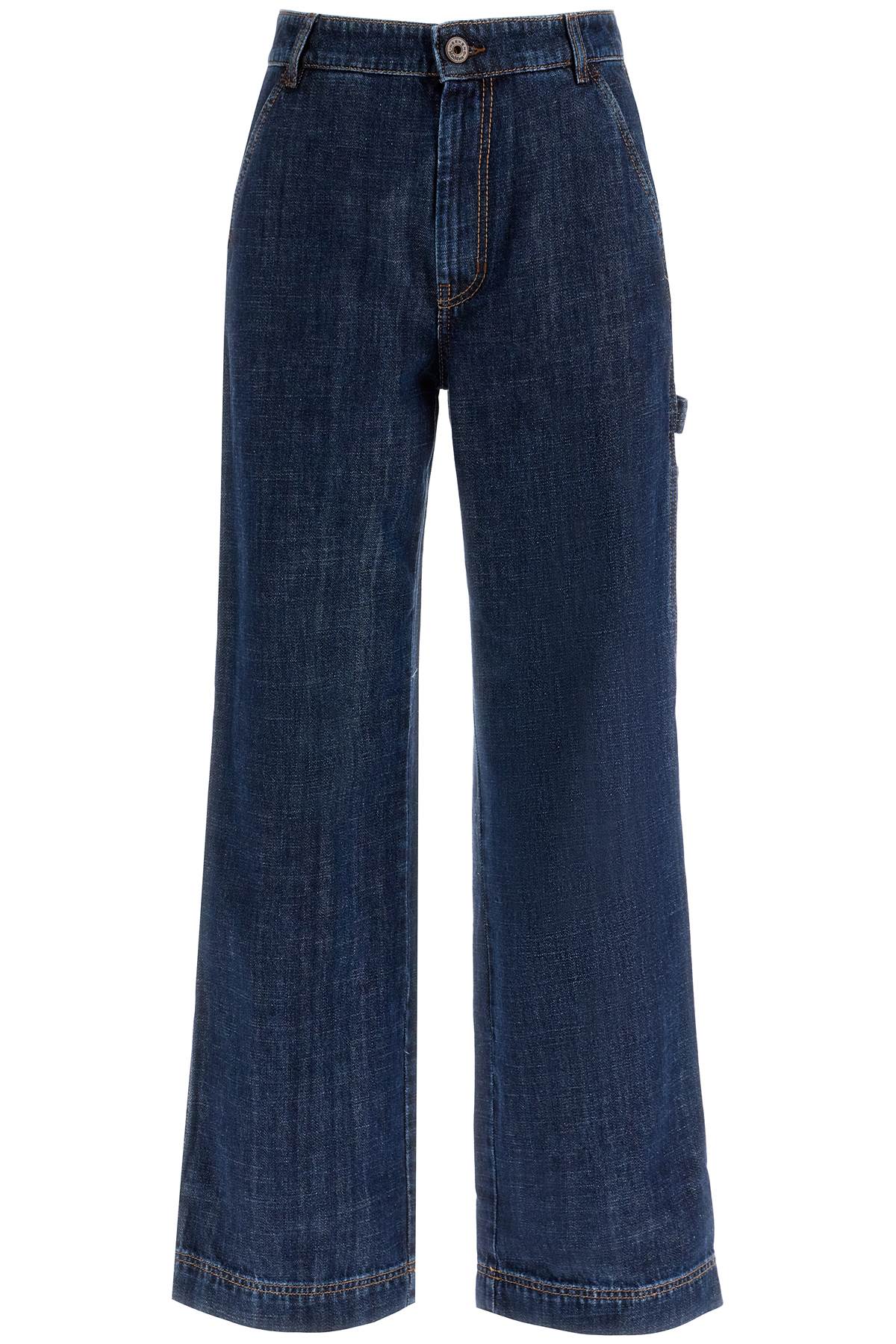 Shop Weekend Max Mara Davina Cargo Jeans In Blue