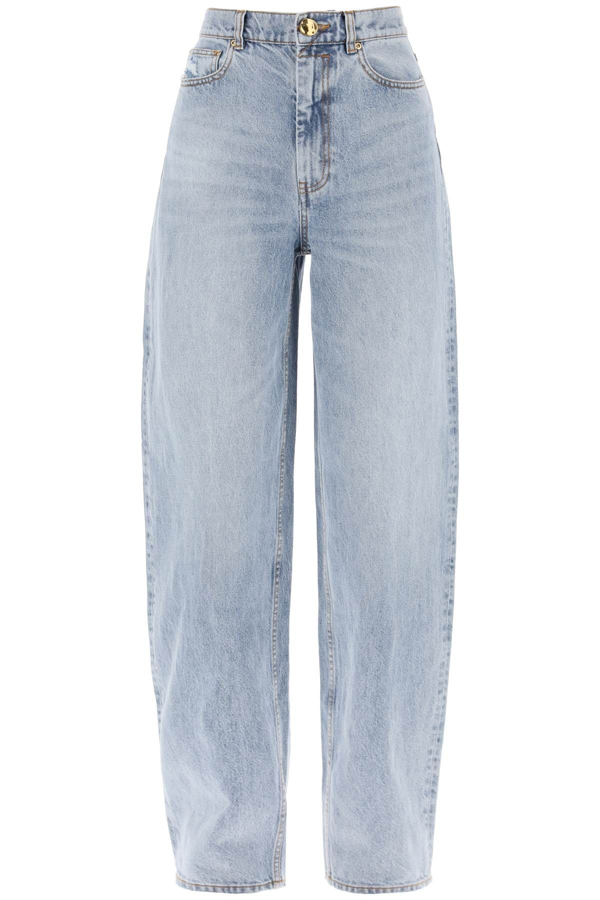 Shop Zimmermann "curved Leg Natural Jeans For In Light Blue