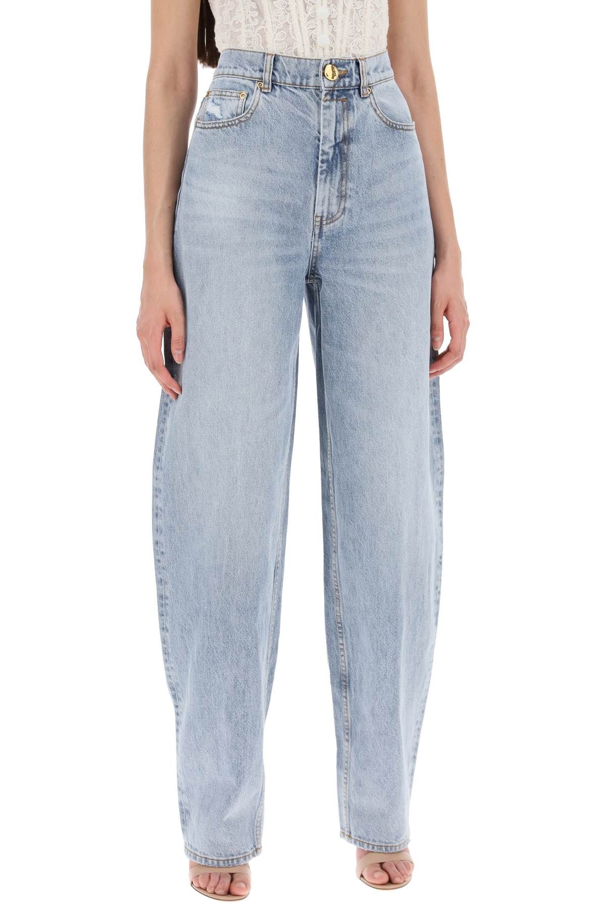 Shop Zimmermann "curved Leg Natural Jeans For In Light Blue