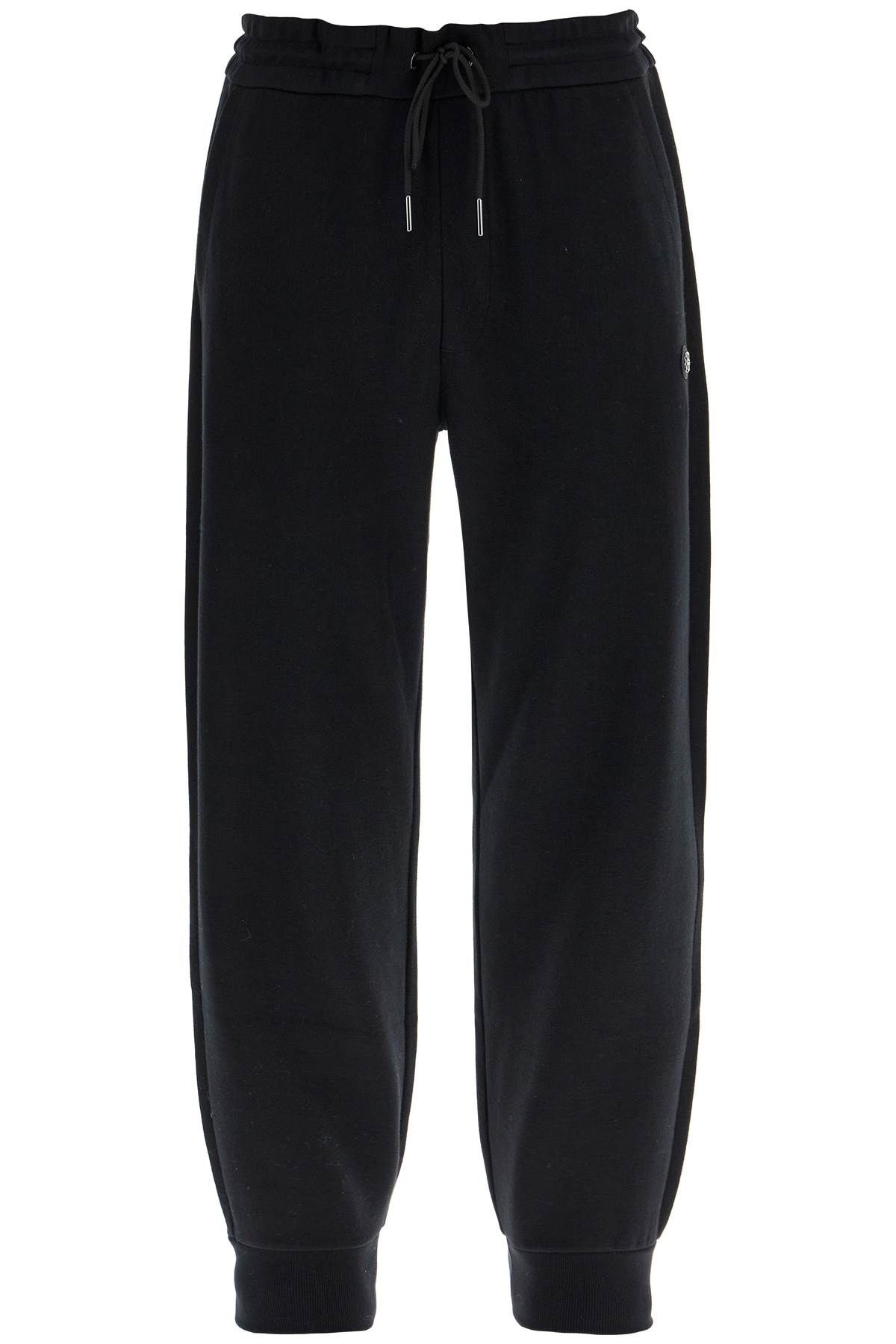 Shop Hugo Boss Jogger Pants With Double Monogram In Black