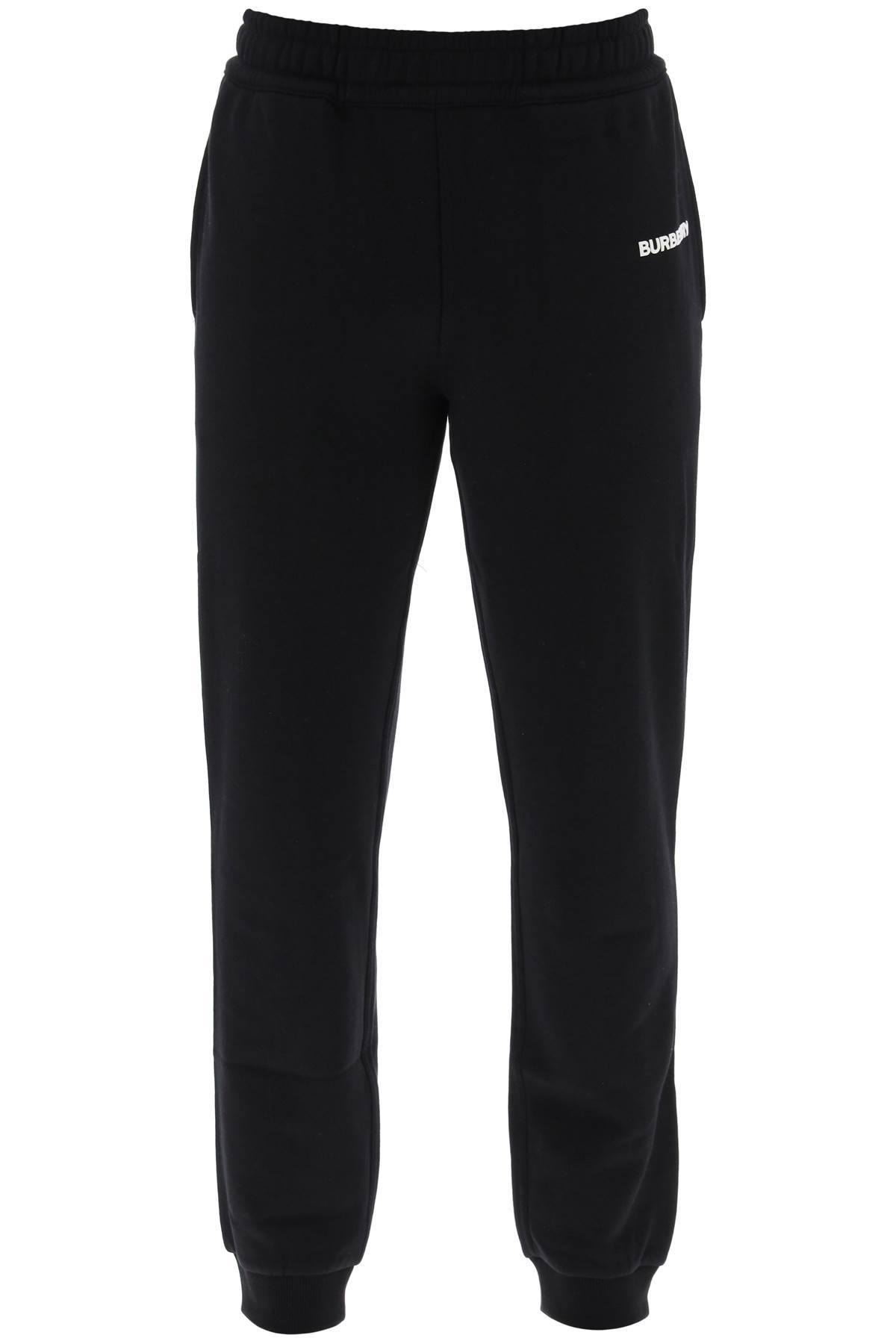 Shop Burberry Addison Joggers In French Terry In Black
