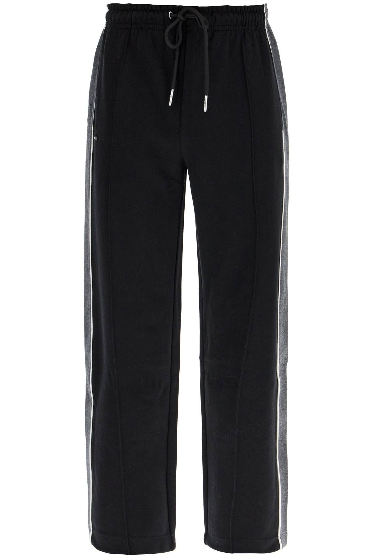 Shop Eden Park Joggers With Side Stripes In Black