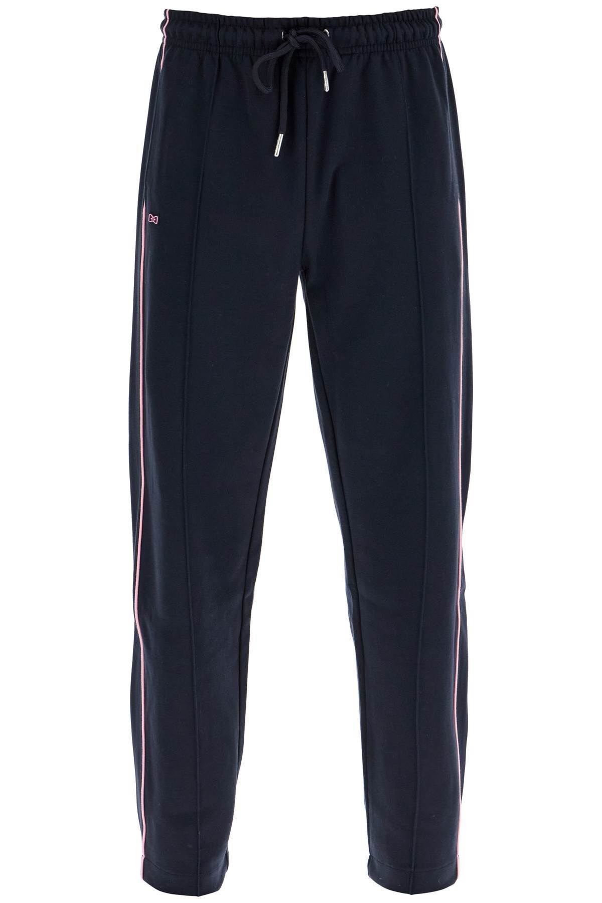 Shop Eden Park Contrast Piping Joggers With In Blue