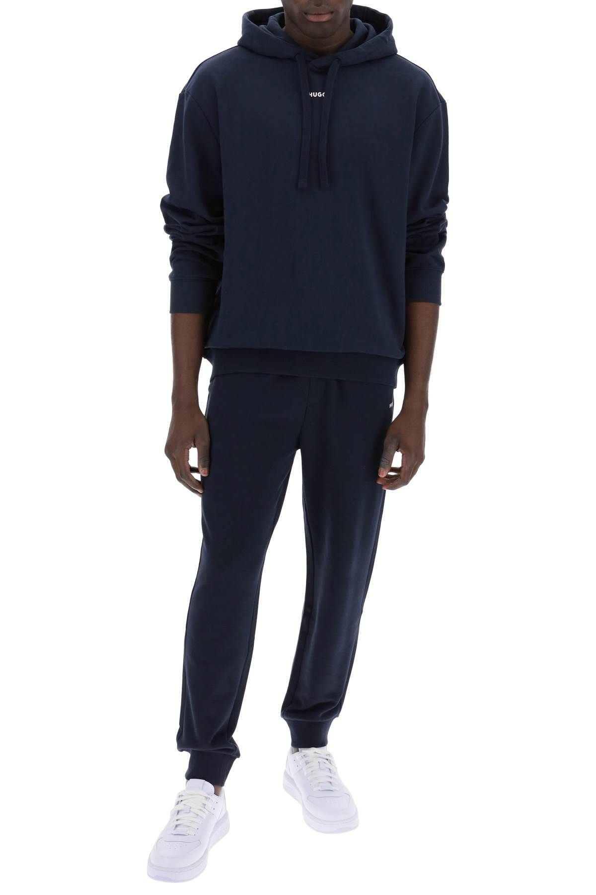 Shop Hugo Dayote Joggers In Blue