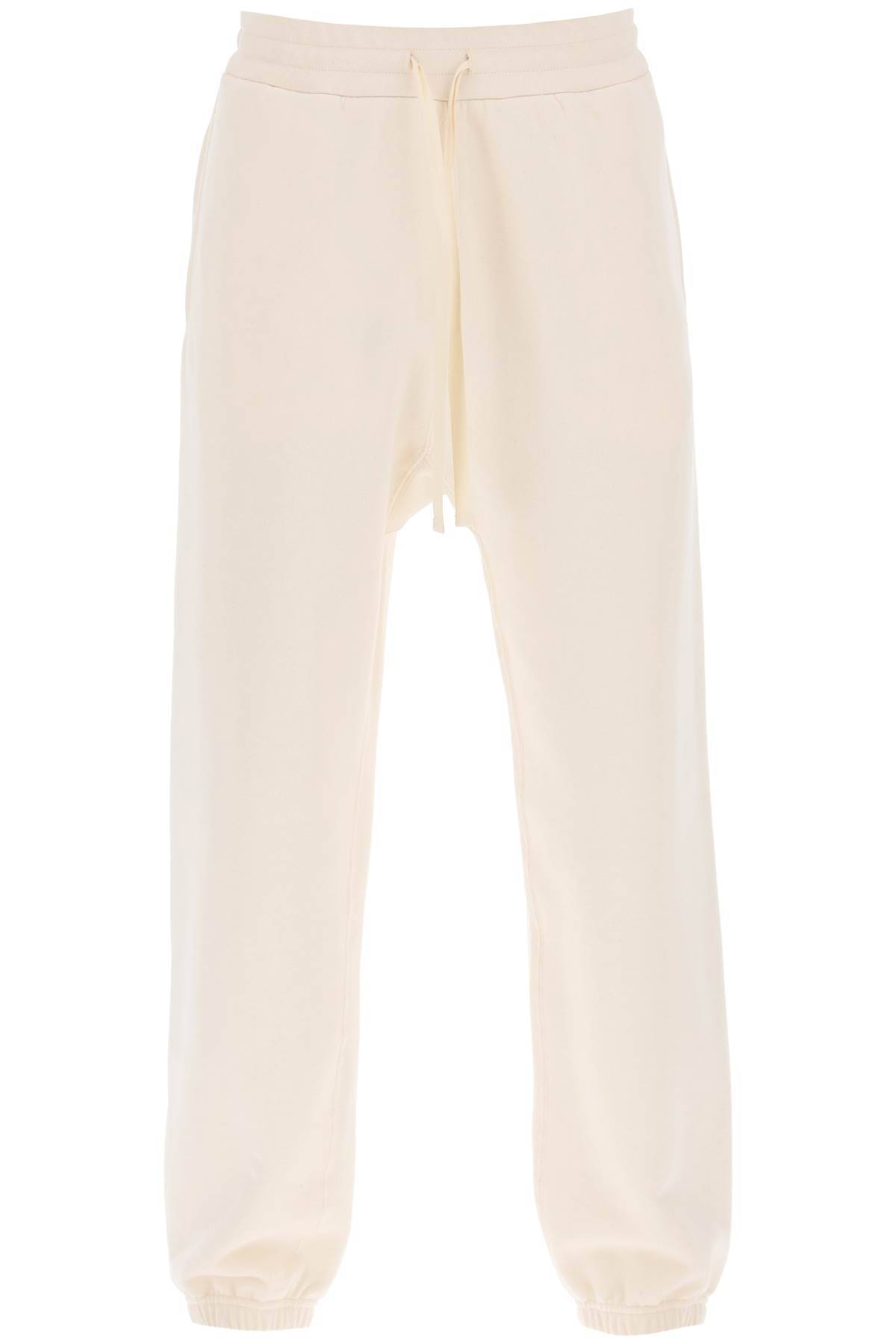Jil Sander Compact Cotton Terry Sweatpants In White