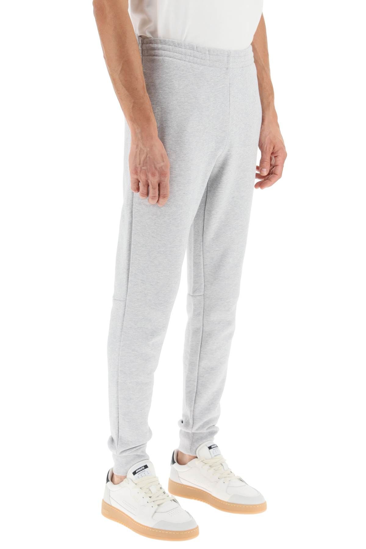 Shop Lacoste Jogger Pant With Logo In Grey