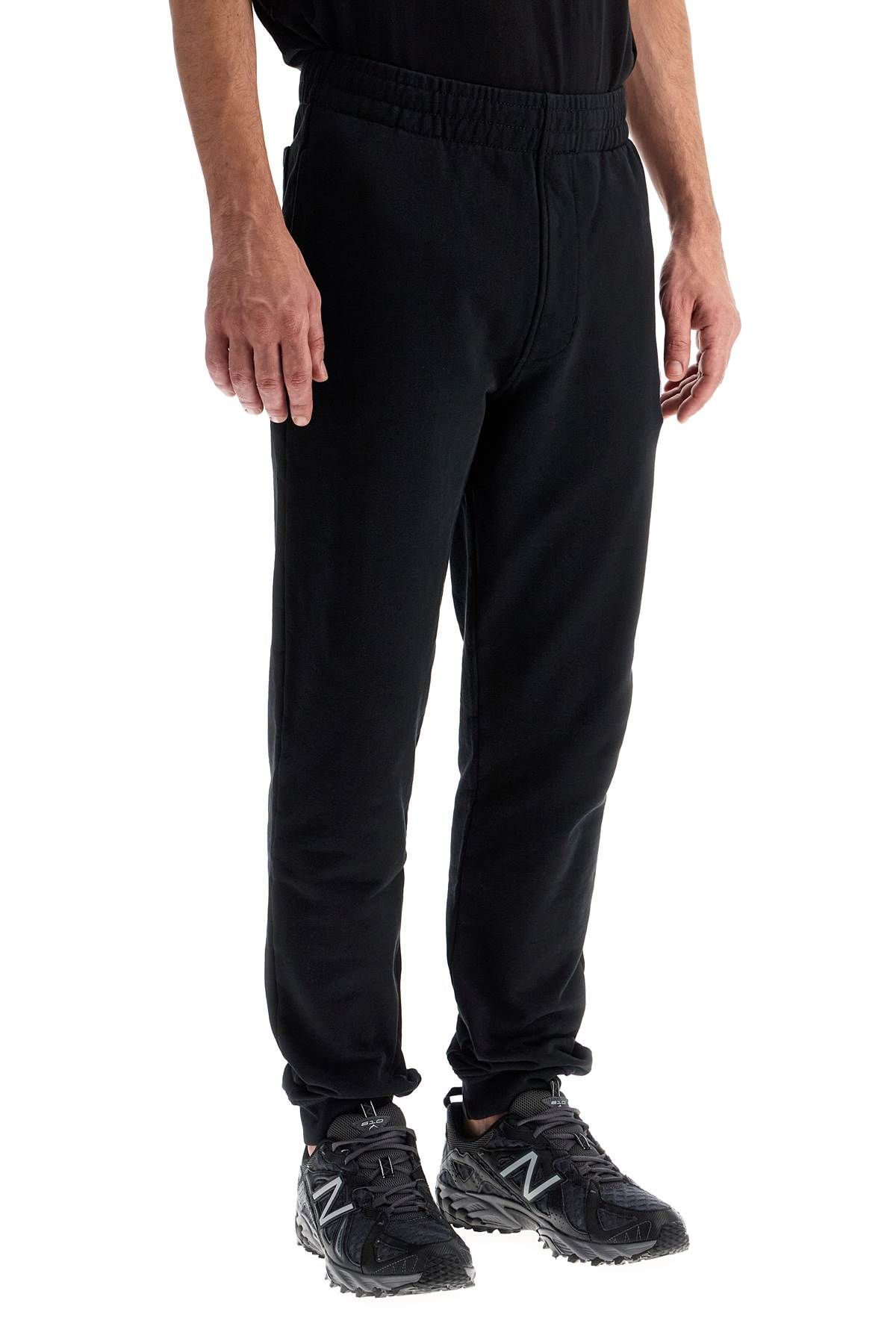 Shop Maison Kitsuné Fox Head Joggers In Black