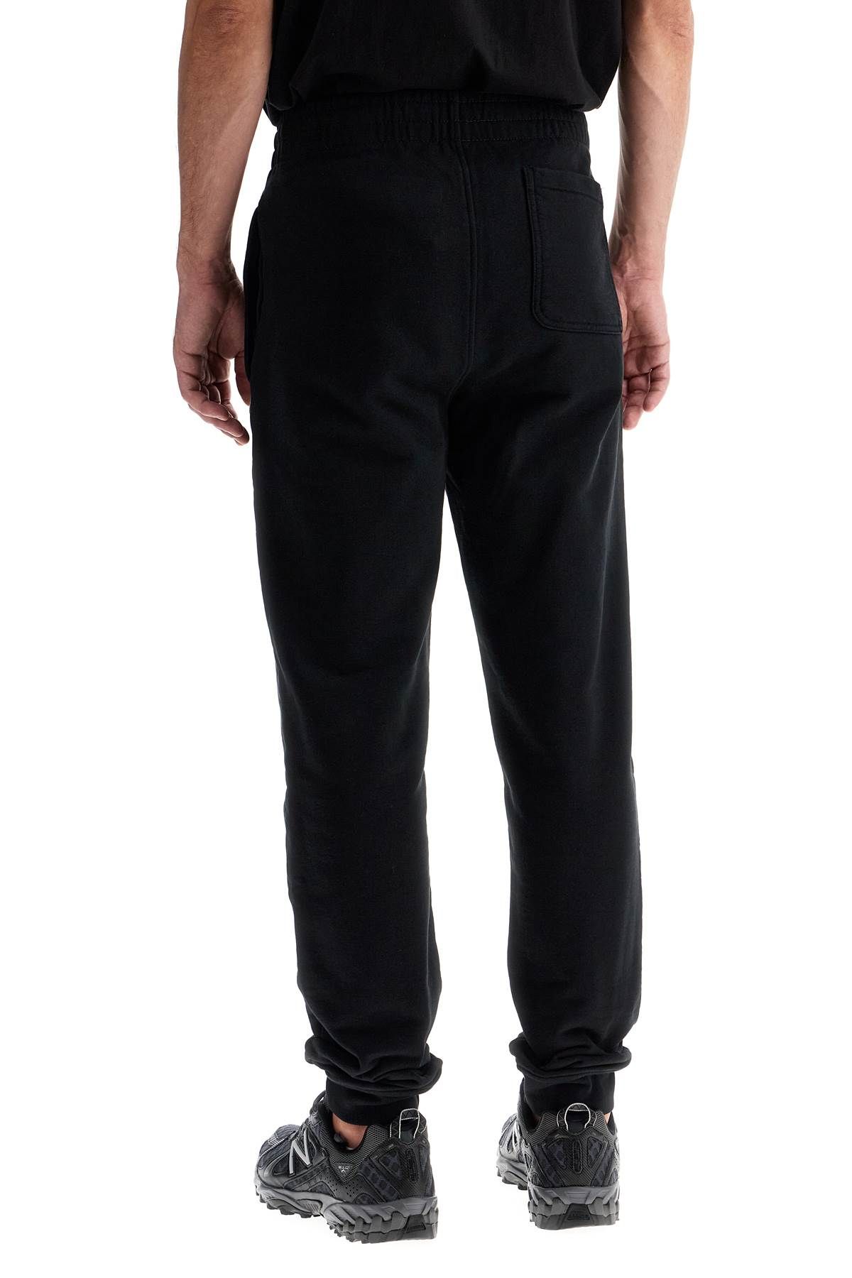 Shop Maison Kitsuné Fox Head Joggers In Black