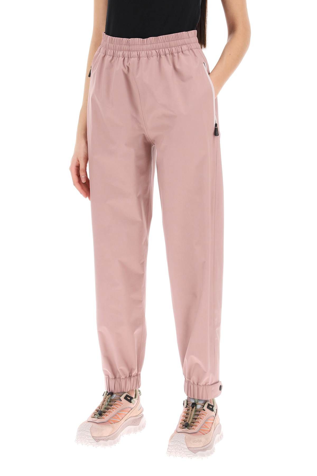 Shop Moncler Gore-tex Sports Pants In Pink