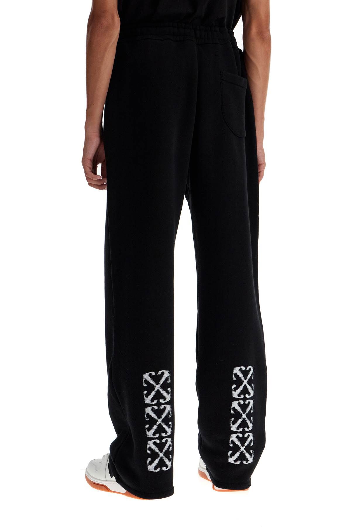 Shop Off-white Jogger Pants With Windy In Black