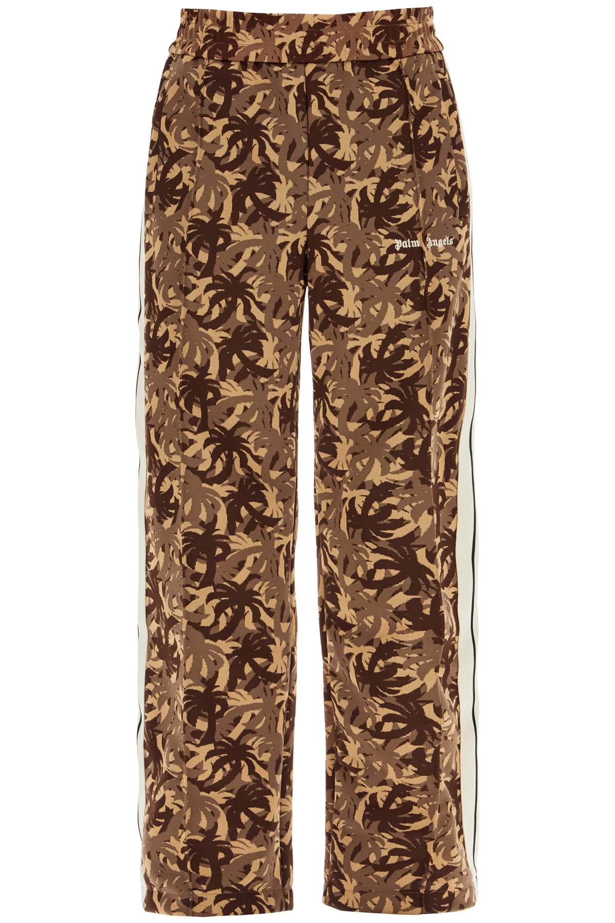 Shop Palm Angels Camouflage Track Joggers In Brown