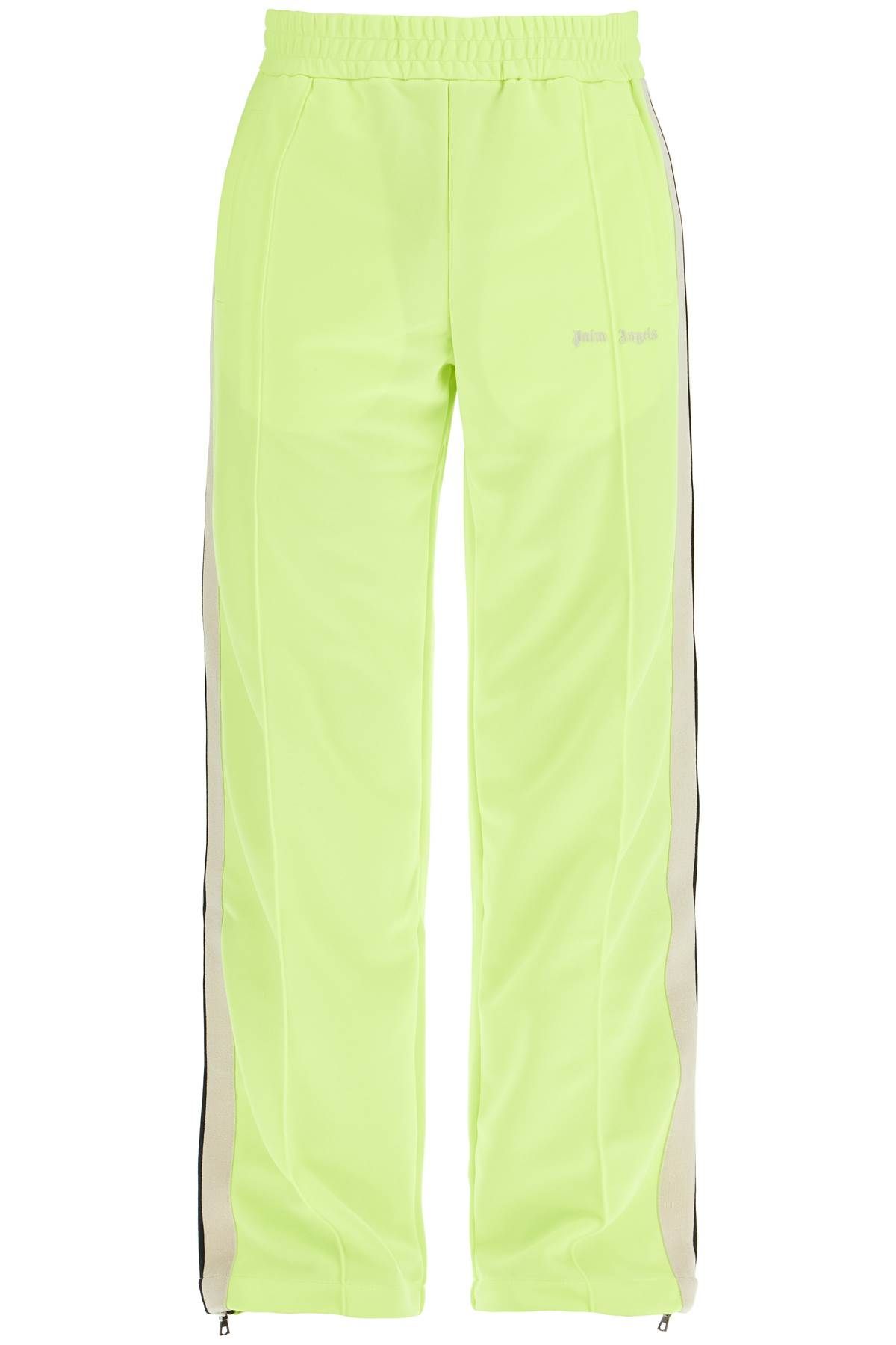 Shop Palm Angels Contrast Band Joggers With Track In In Fluo