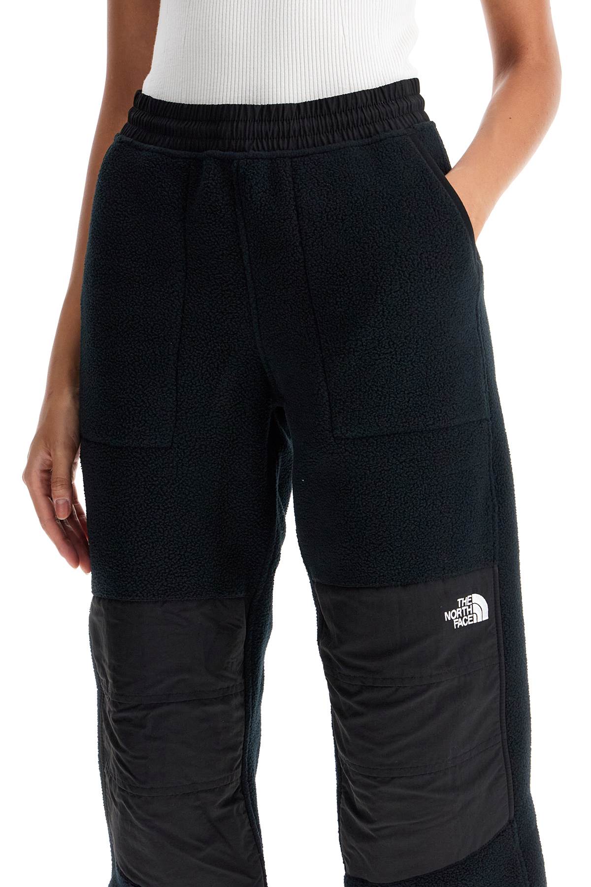 Shop The North Face Retro Denali Fleece Sports Pants. In Black