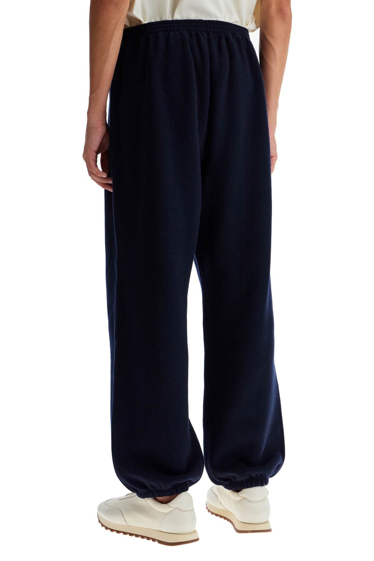 Shop The Row Zaven Cashmere And Cotton Joggers In Blue