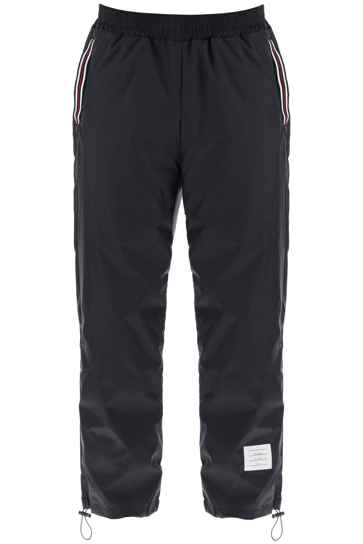 Shop Thom Browne Cricket Stripe Ripstop Pants For In Blue