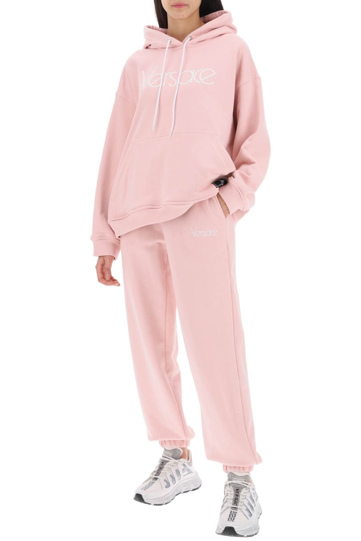 Shop Versace 1978 Re-edition Joggers In Pink