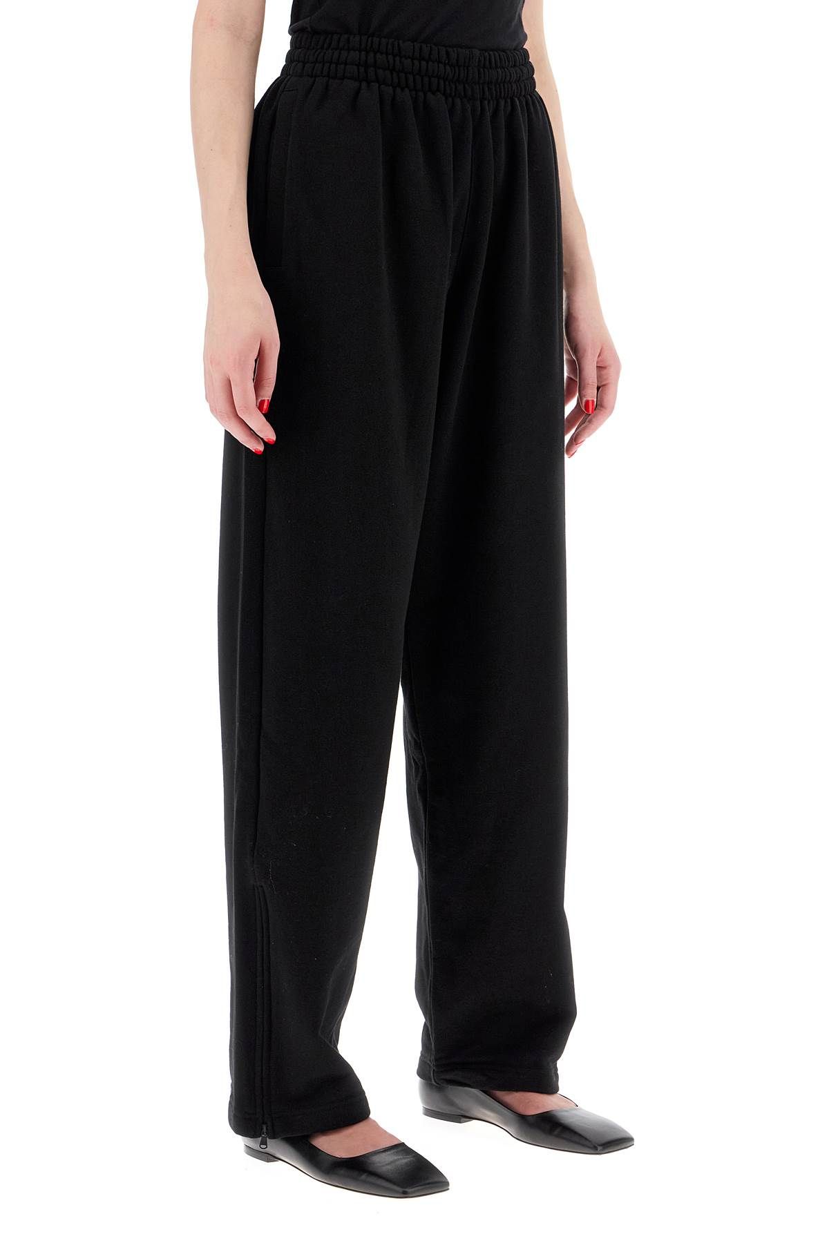 Shop Wardrobe.nyc Wide Leg Joggers For Comfortable In Black