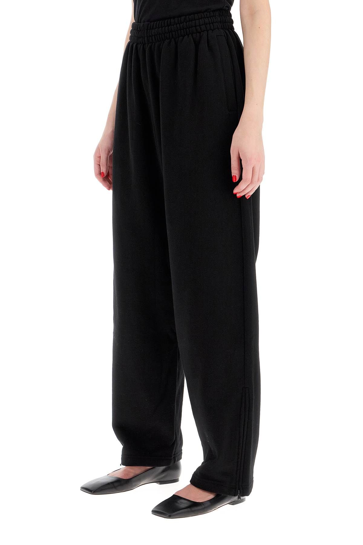 Shop Wardrobe.nyc Wide Leg Joggers For Comfortable In Black