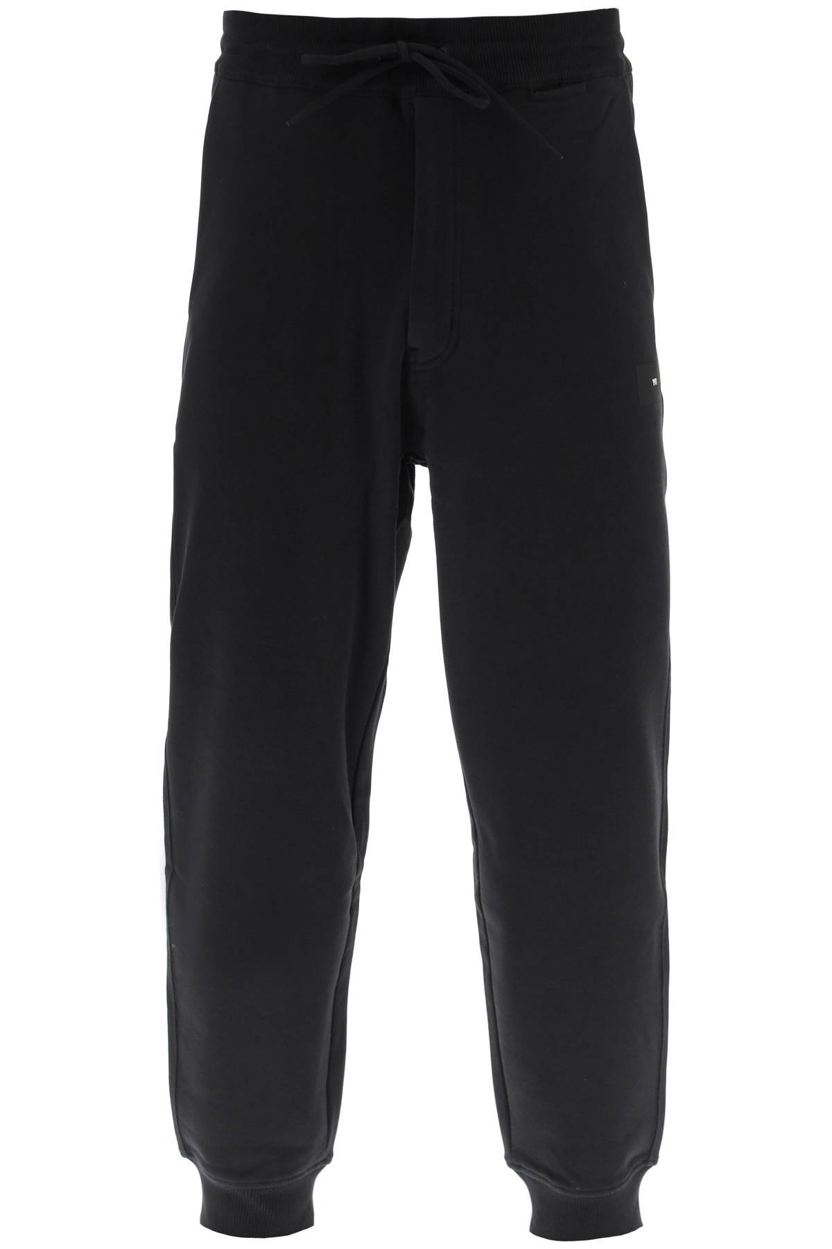 Shop Y-3 Organic Cotton Sweatpants In Black