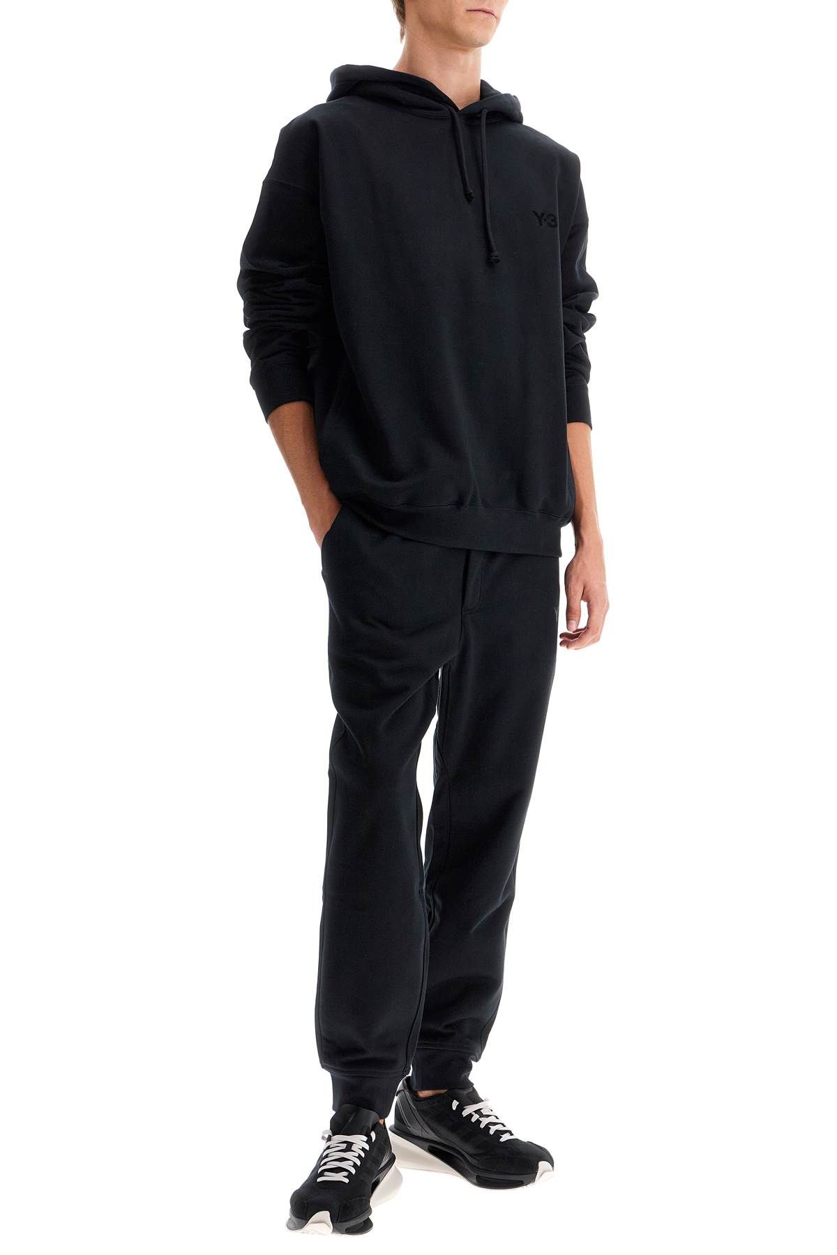 Shop Y-3 Drawstring Jogger Pants In Black