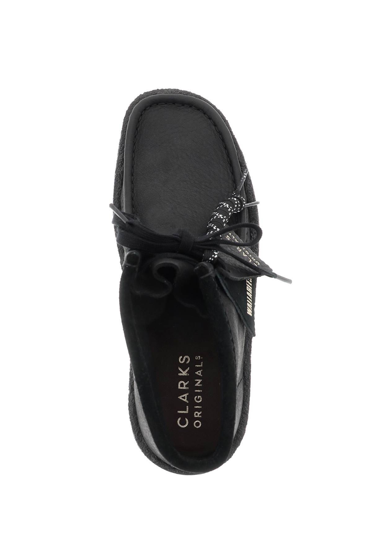 Shop Clarks 'wallabee Cup Bt' Lace-up Shoes In Black