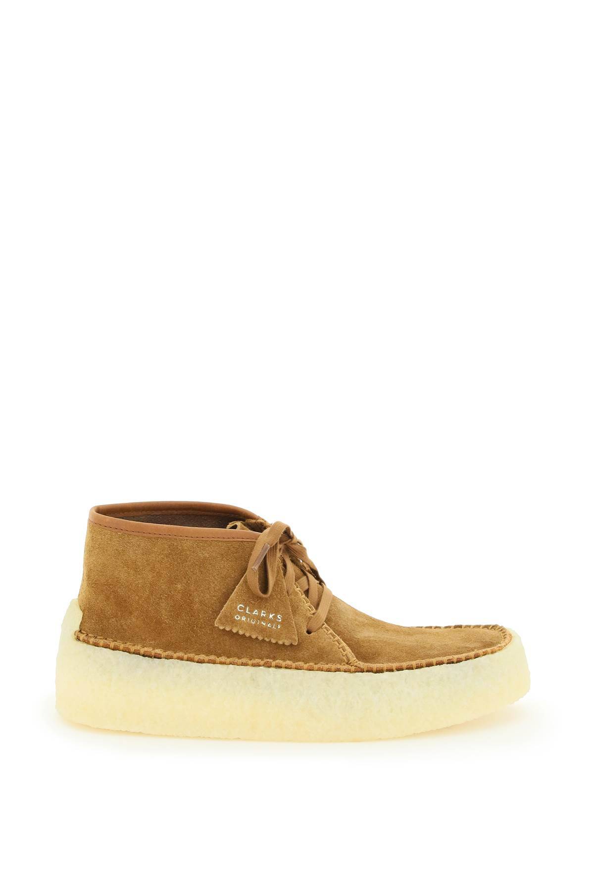 Shop Clarks Suede Leather Caravan Lace-up Shoes In Brown