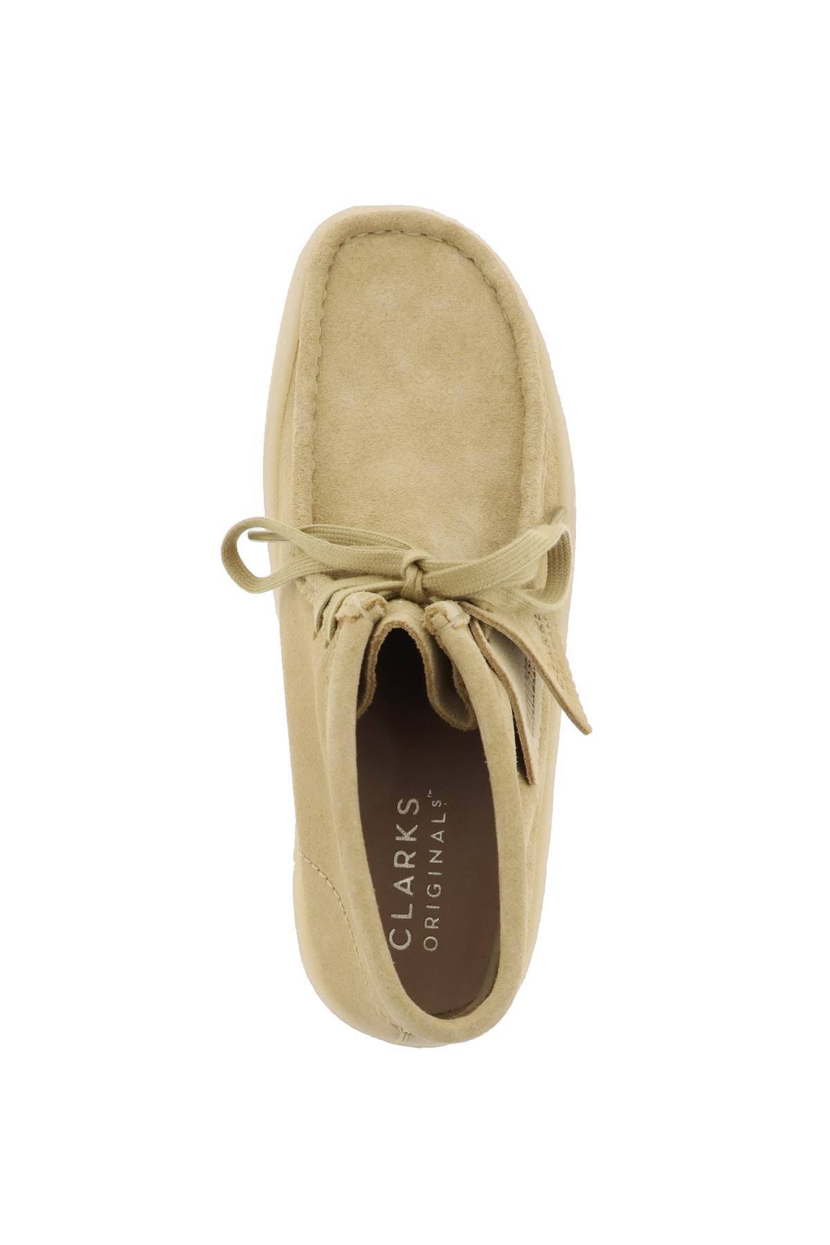 Shop Clarks 'wallabee Cup Bt' Lace-up Shoes In Beige