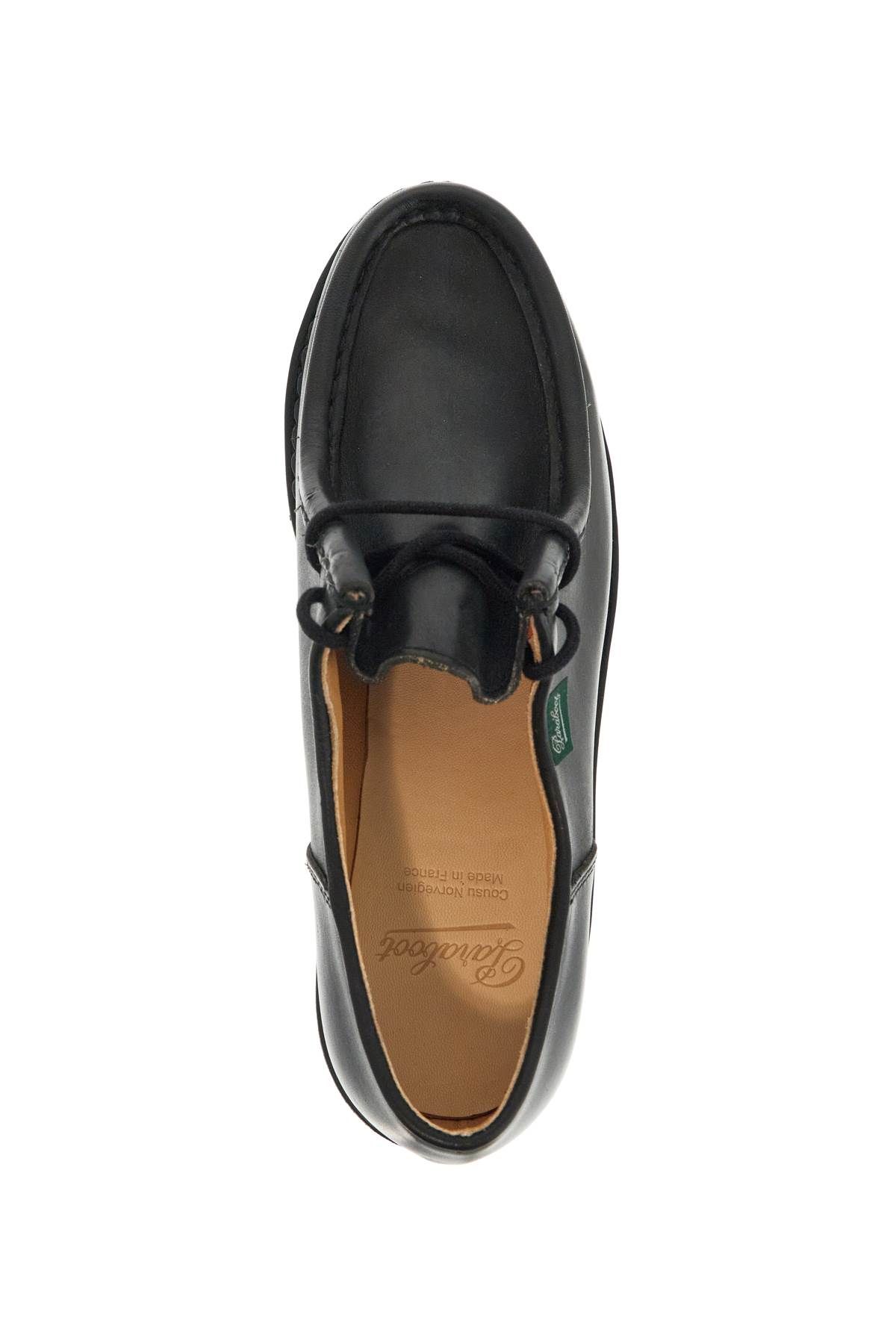 Shop Paraboot "leather Michael Derby Shoe In Black