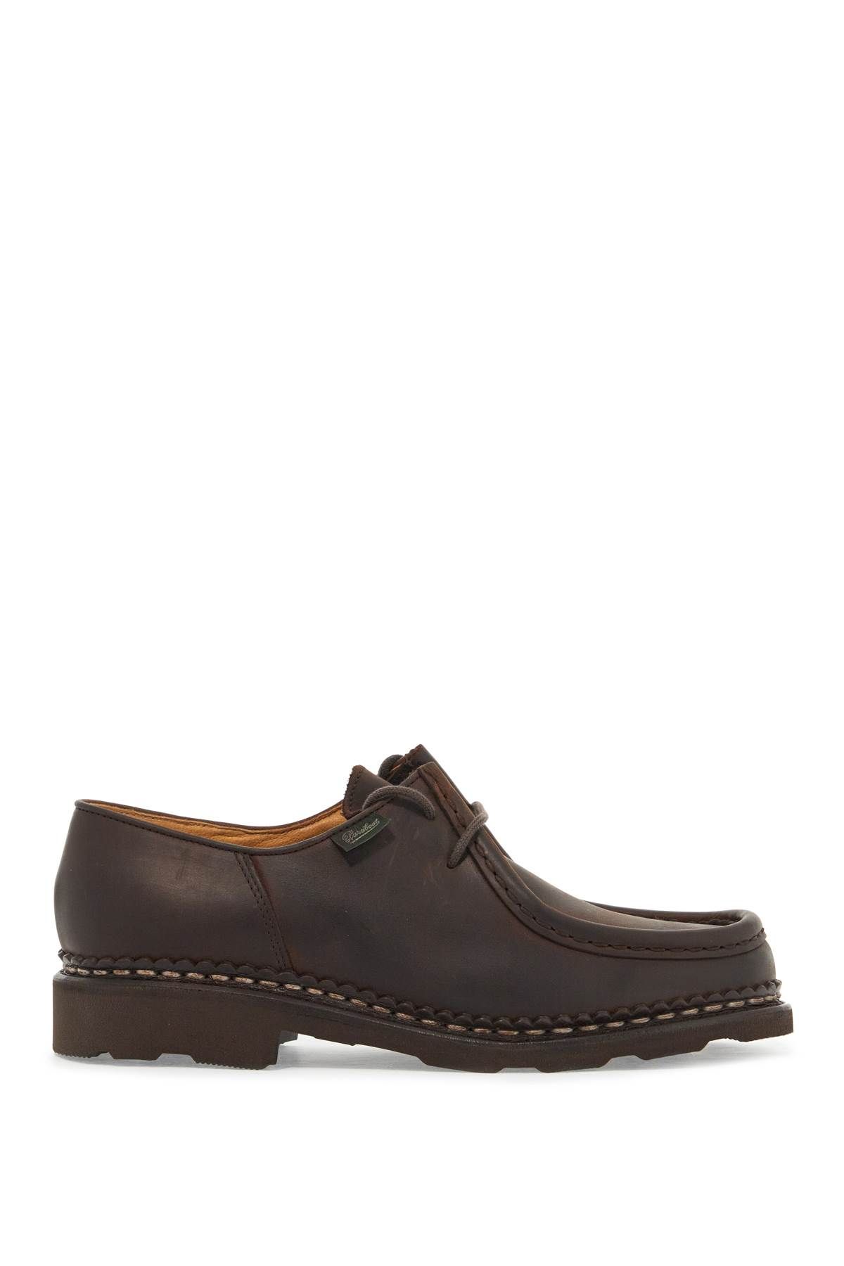 Shop Paraboot "leather Michael Derby Shoe In Brown