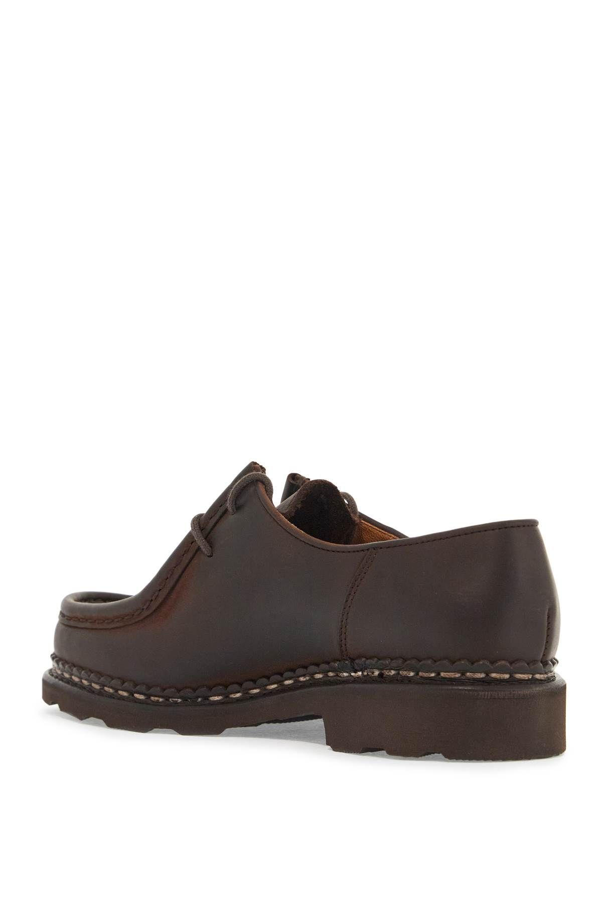 Shop Paraboot "leather Michael Derby Shoe In Brown