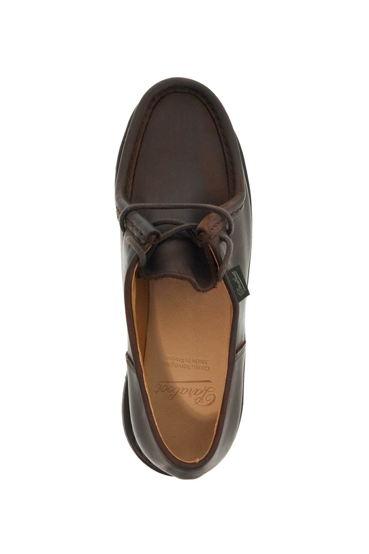 Shop Paraboot "leather Michael Derby Shoe In Brown