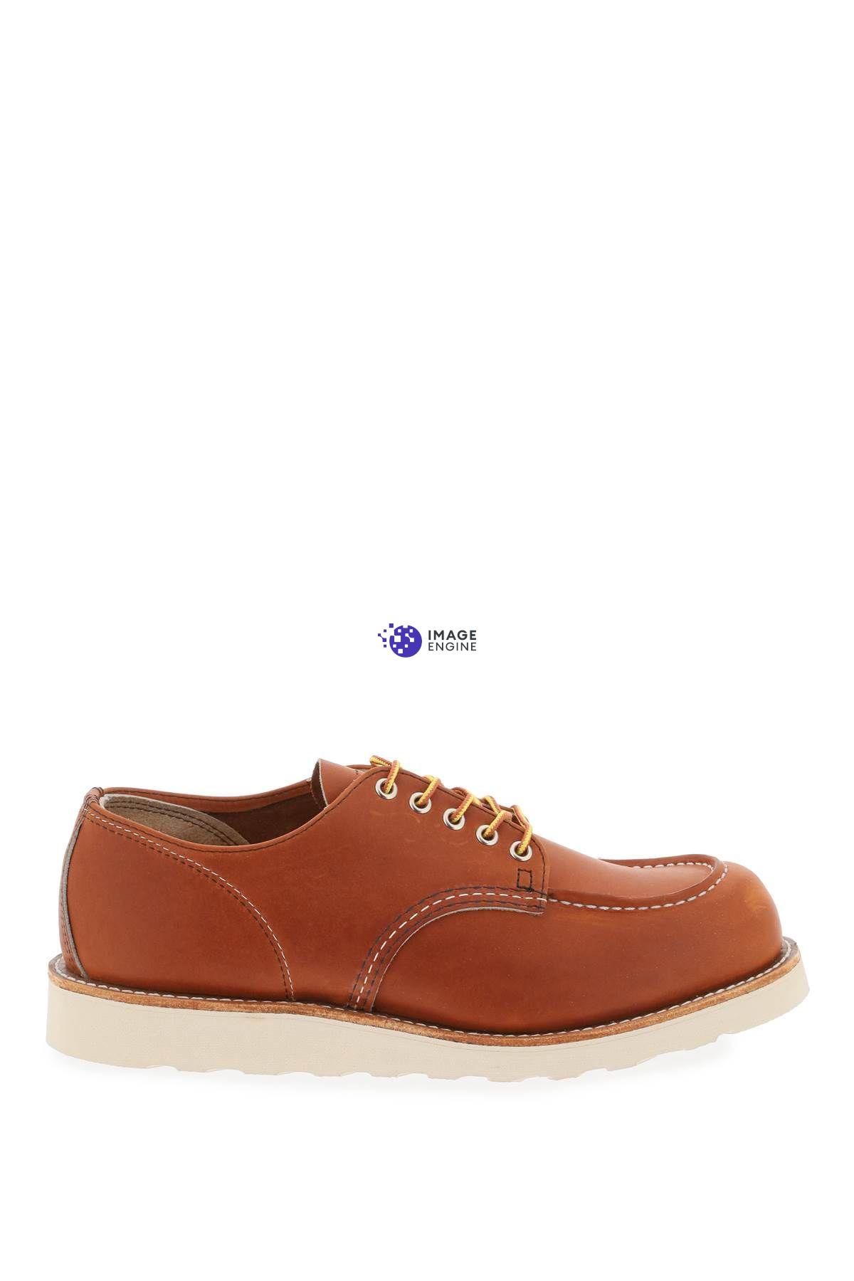 Shop Red Wing Shoes Laced Moc Toe Oxford In Brown