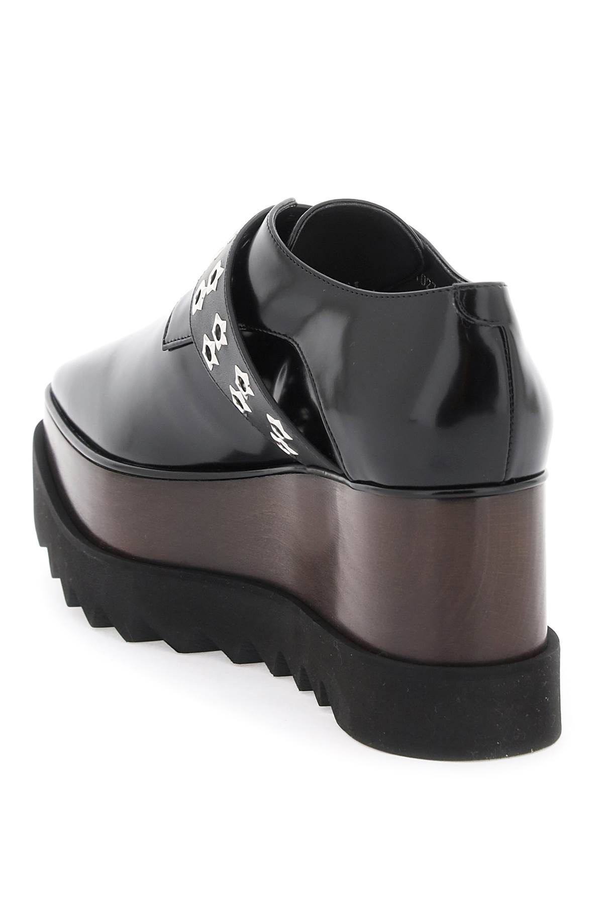 Shop Stella Mccartney Elyse Lace-up Shoes In Black