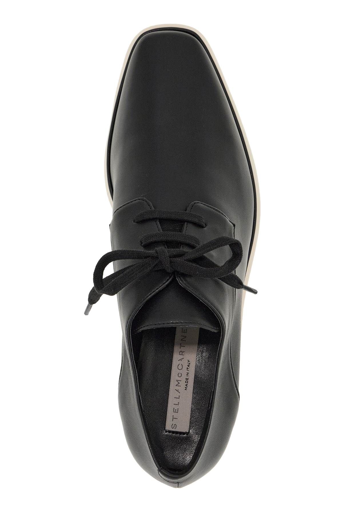 Shop Stella Mccartney Elyse Lace-up Shoes In Black