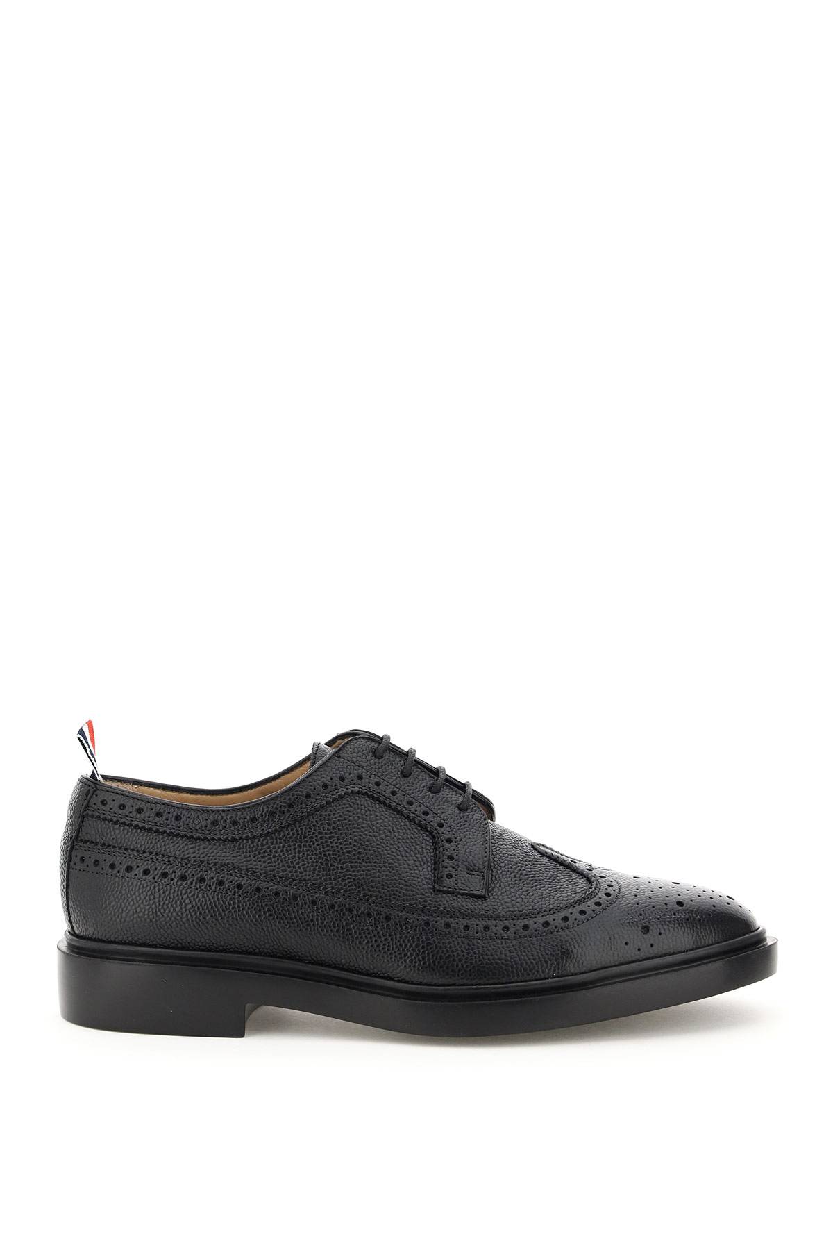 Shop Thom Browne Longwing Brogue Lace-up Shoes In Black