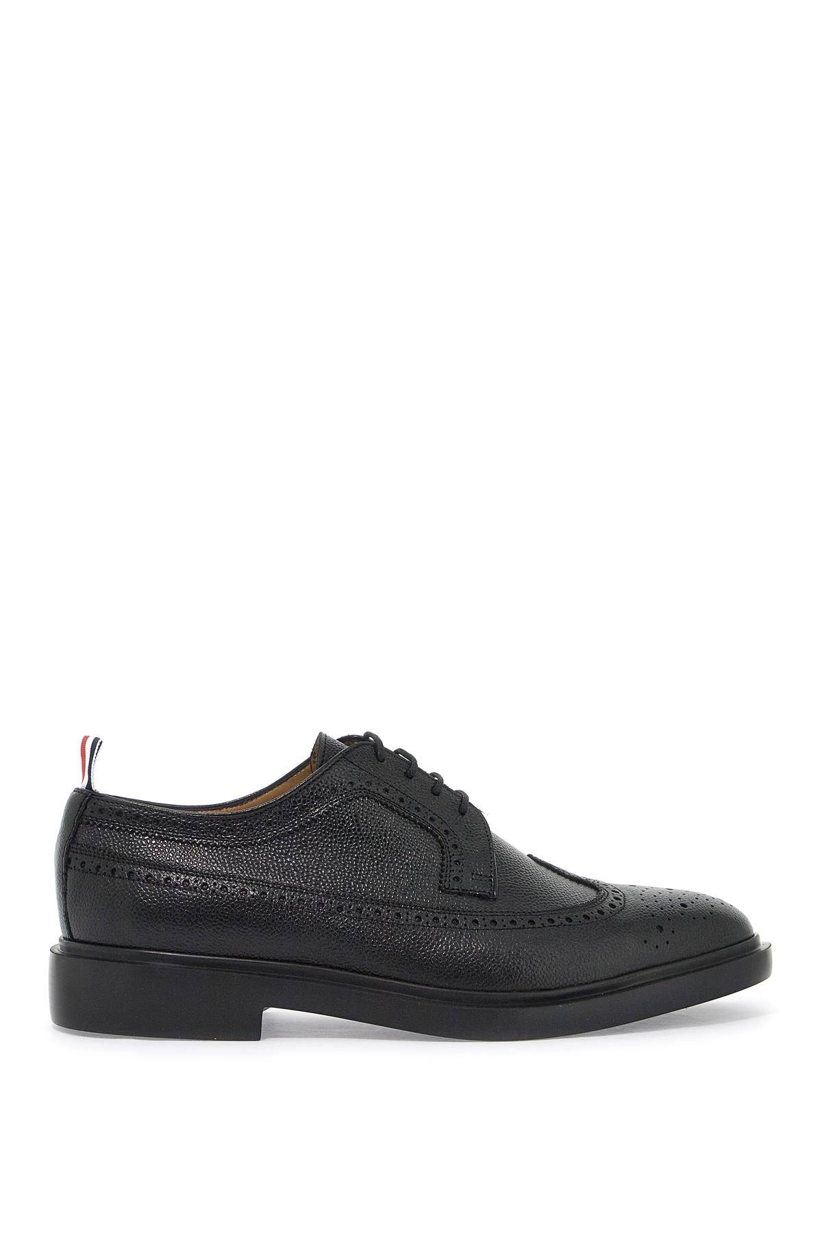 Shop Thom Browne Laced Longwing Bro In Black