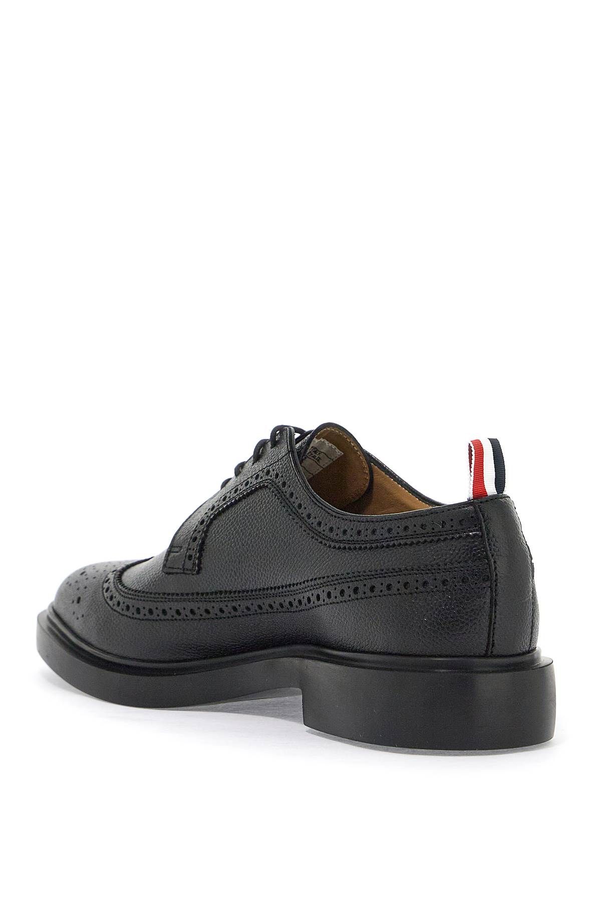 Shop Thom Browne Laced Longwing Bro In Black