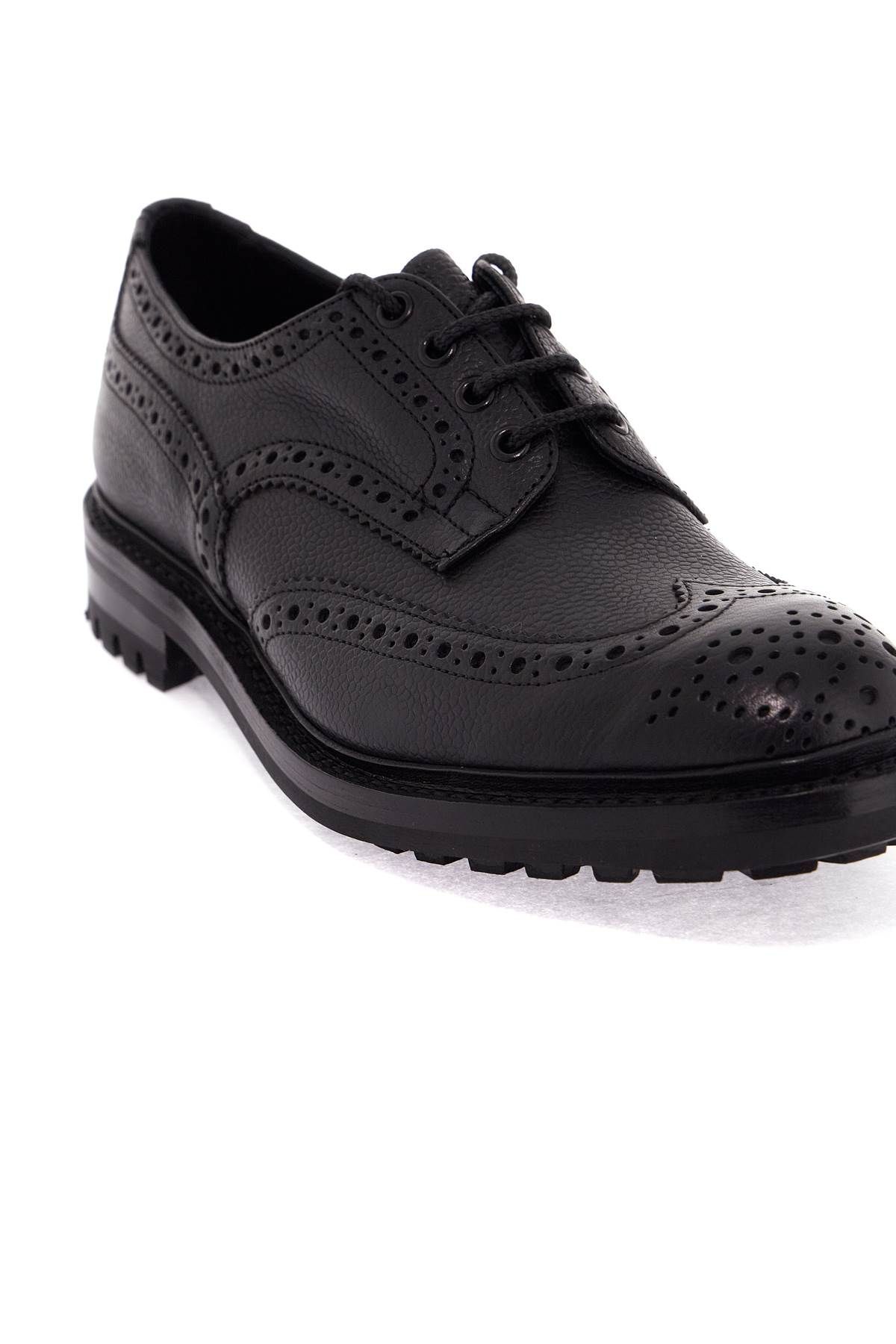 Shop Tricker's Ilkley Derby Bro In Black