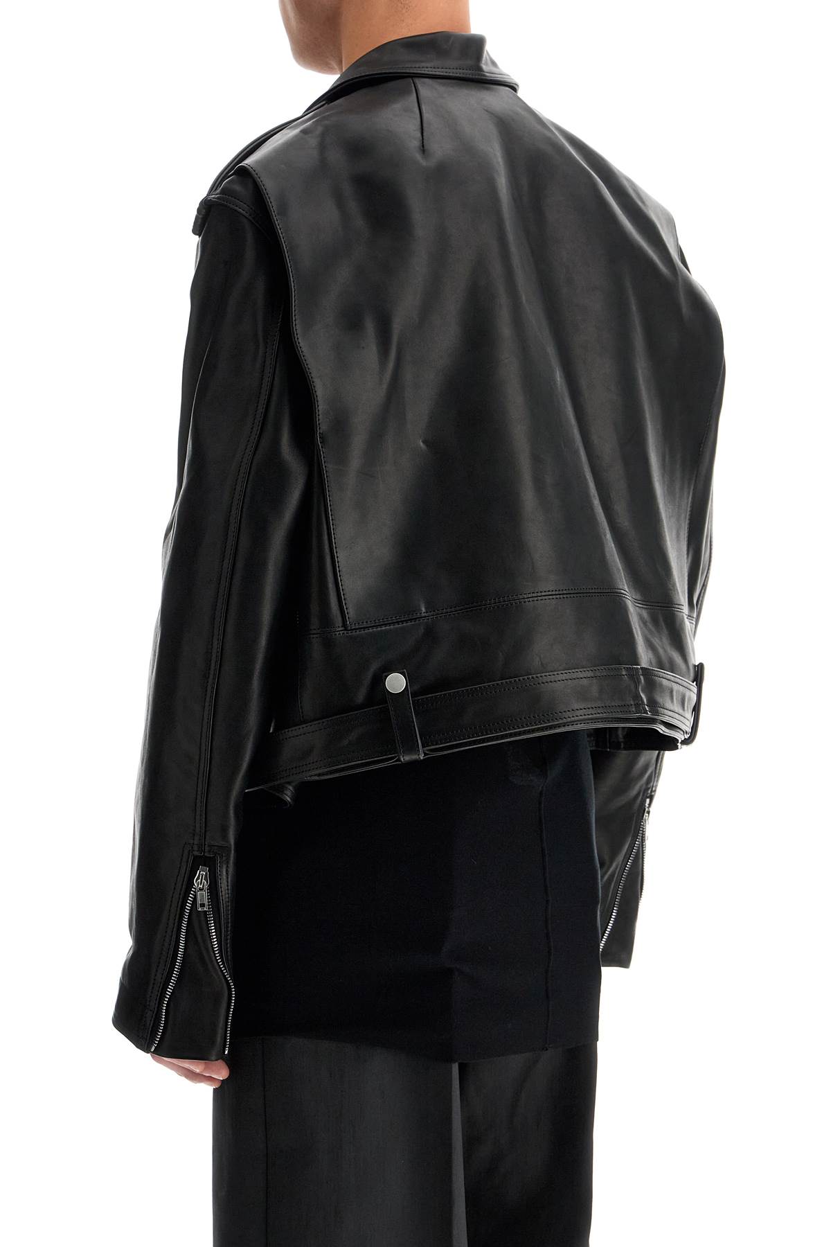 Shop Rick Owens Jumbo Bauhaus Stooges Cropped In Black