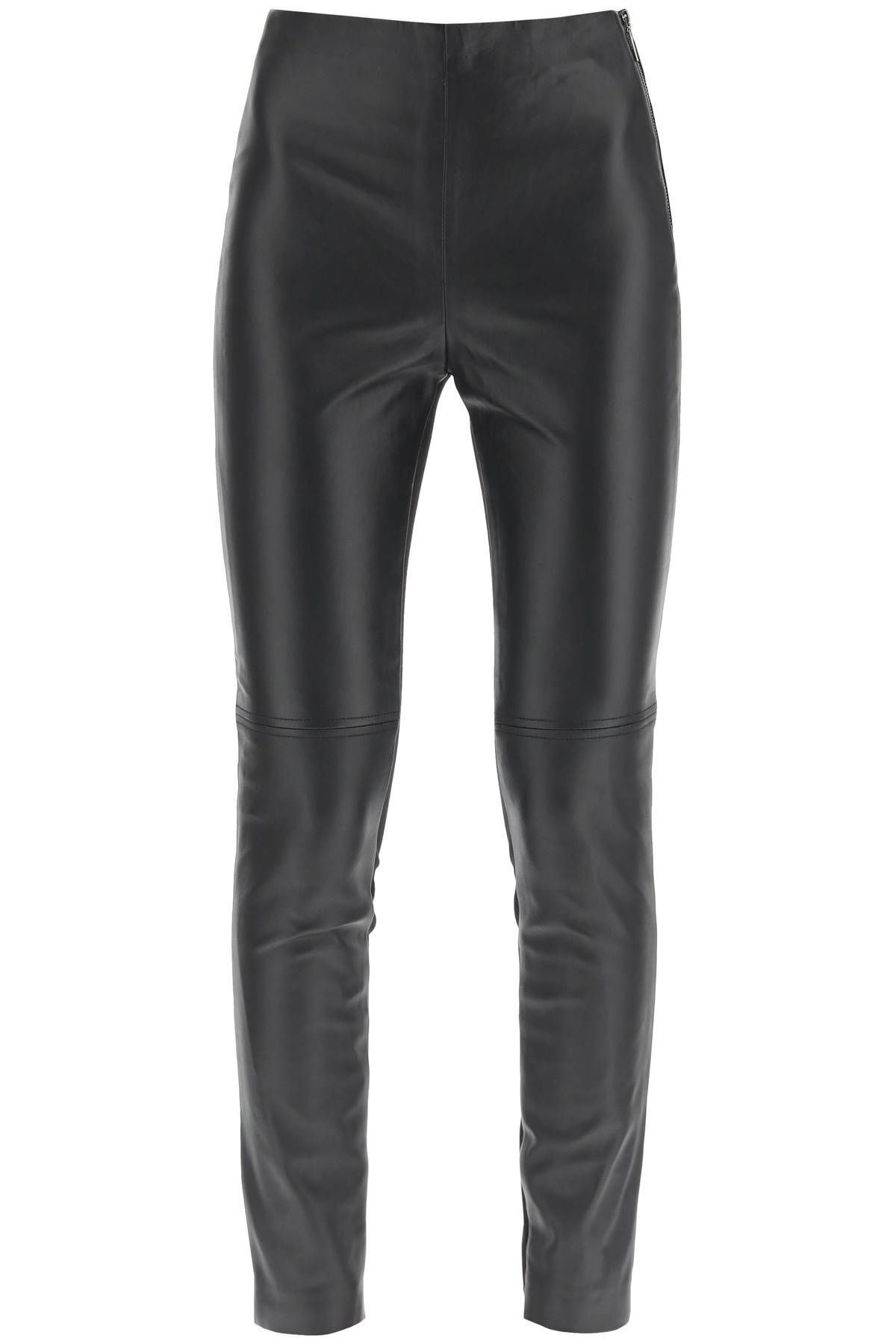 Shop Marciano By Guess Leather And Jersey Leggings In Black