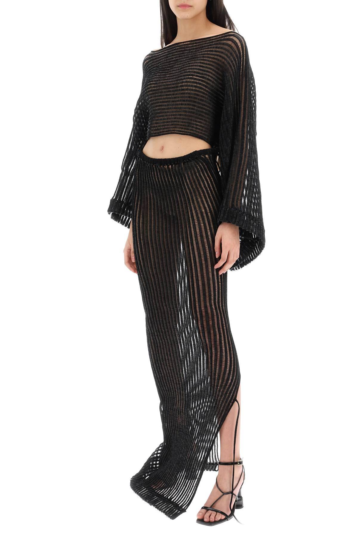 Shop A. Roege Hove Patricia Long Skirt In Black